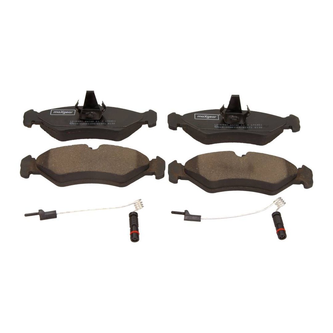 MaxGear Zestaw klocków hamulcowych, hamulce tarczowe 19-0597