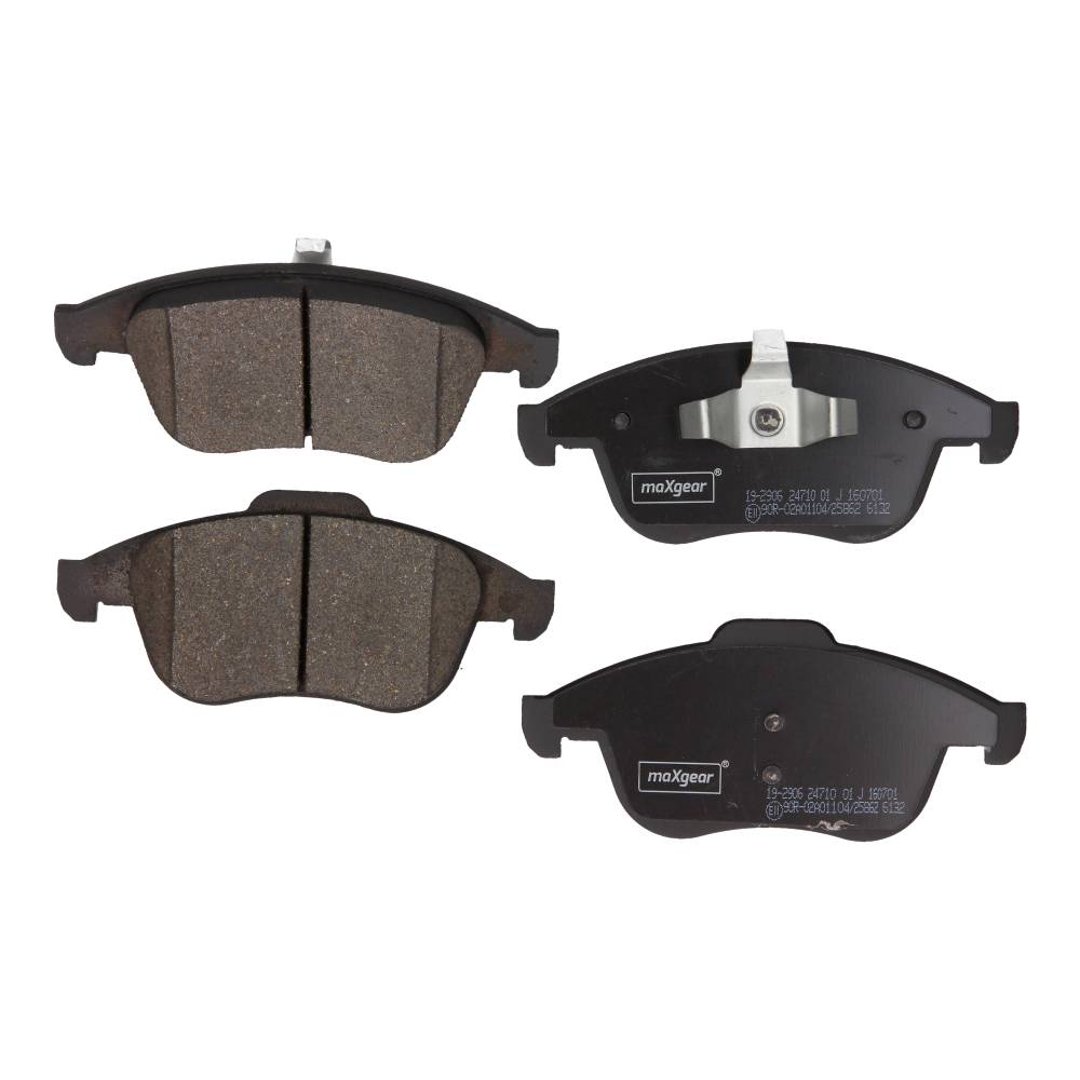 MaxGear Zestaw klocków hamulcowych, hamulce tarczowe 19-2906