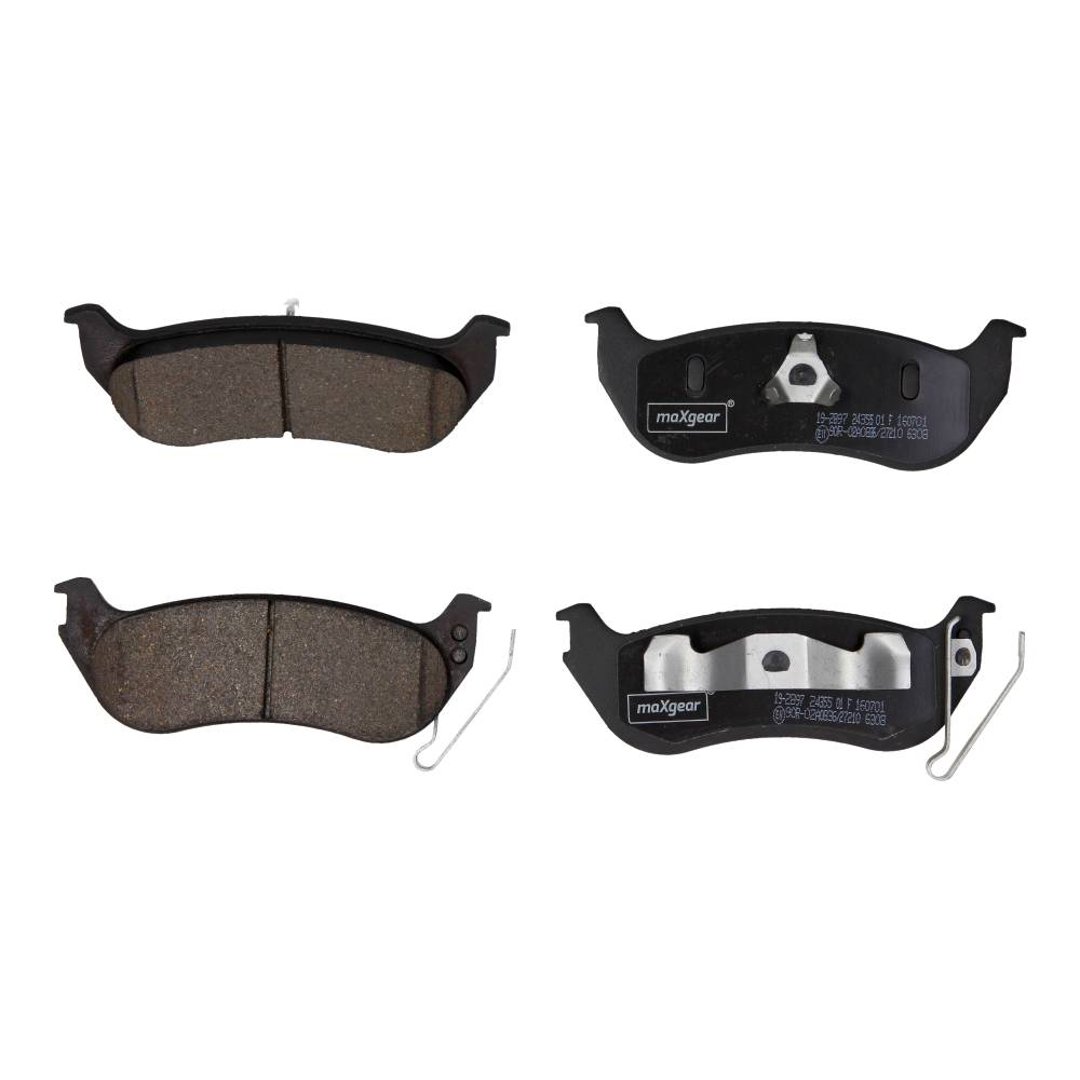 MaxGear Zestaw klocków hamulcowych, hamulce tarczowe 19-2897