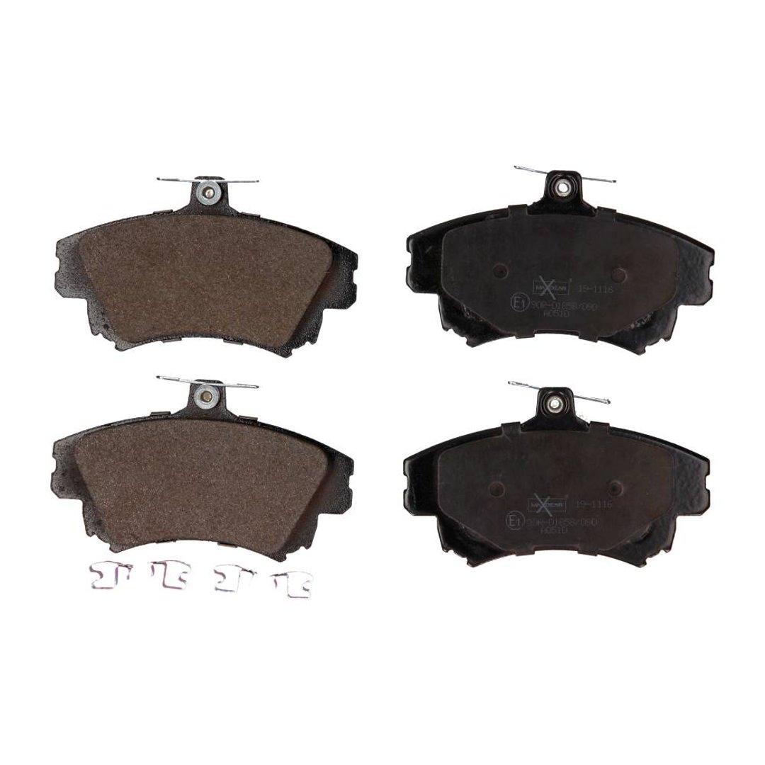 MaxGear Zestaw klocków hamulcowych, hamulce tarczowe 19-1116