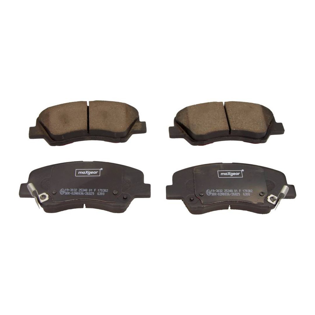 MaxGear Zestaw klocków hamulcowych, hamulce tarczowe 19-3032