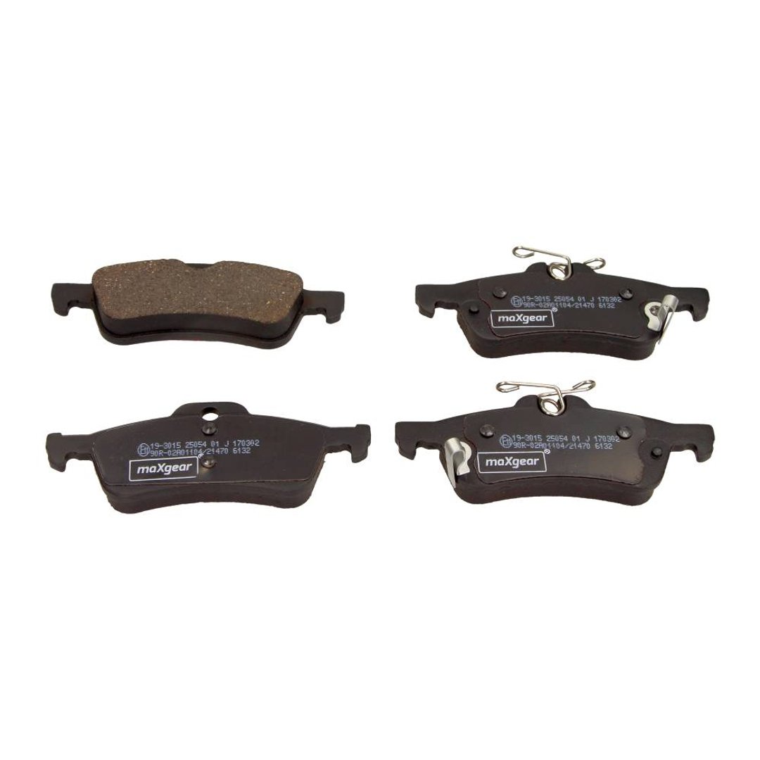 MaxGear Zestaw klocków hamulcowych, hamulce tarczowe 19-3015