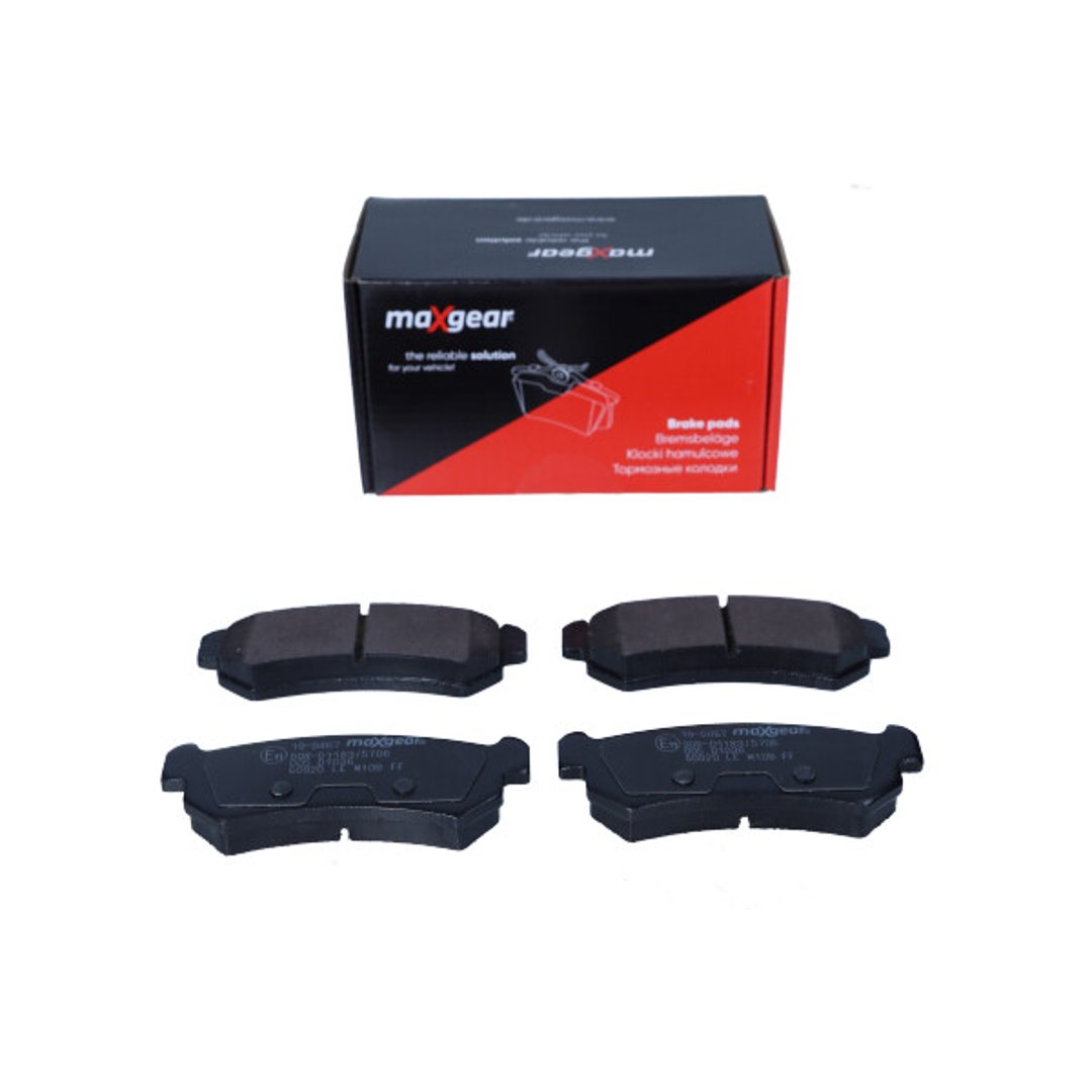 MaxGear Zestaw klocków hamulcowych, hamulce tarczowe 19-0467