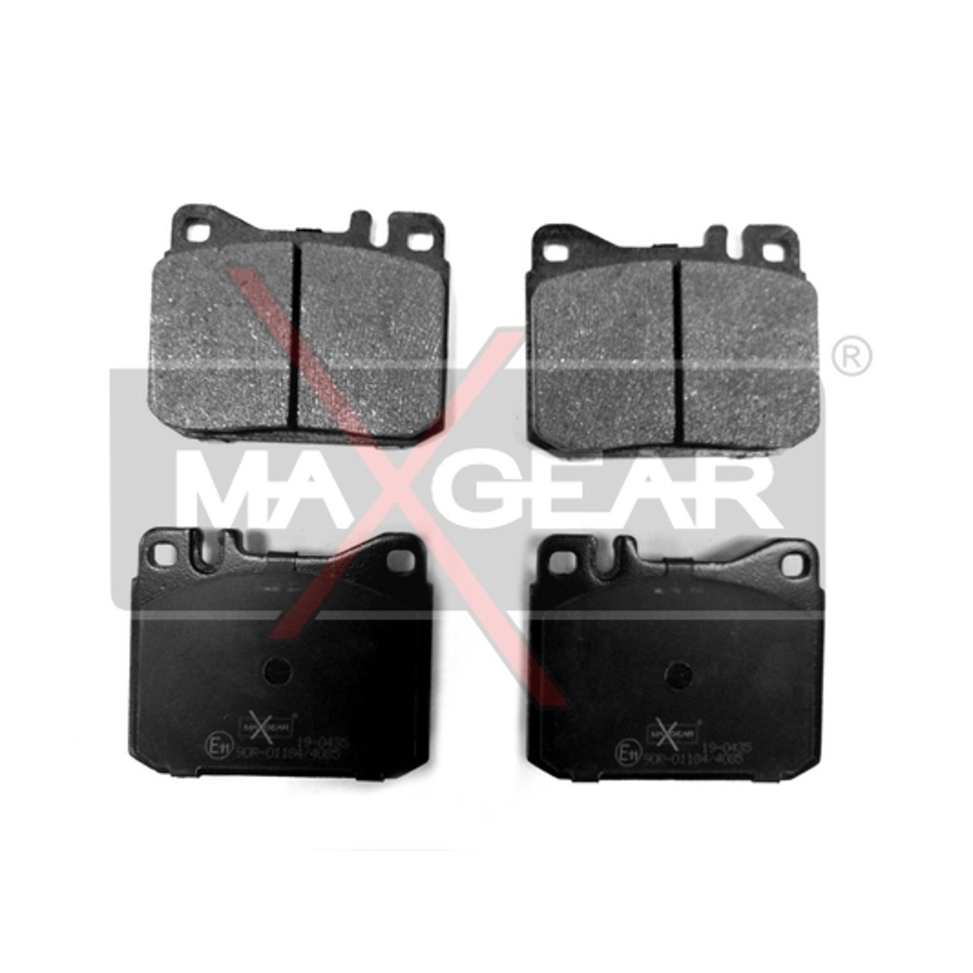 MaxGear Zestaw klocków hamulcowych, hamulce tarczowe 19-0435