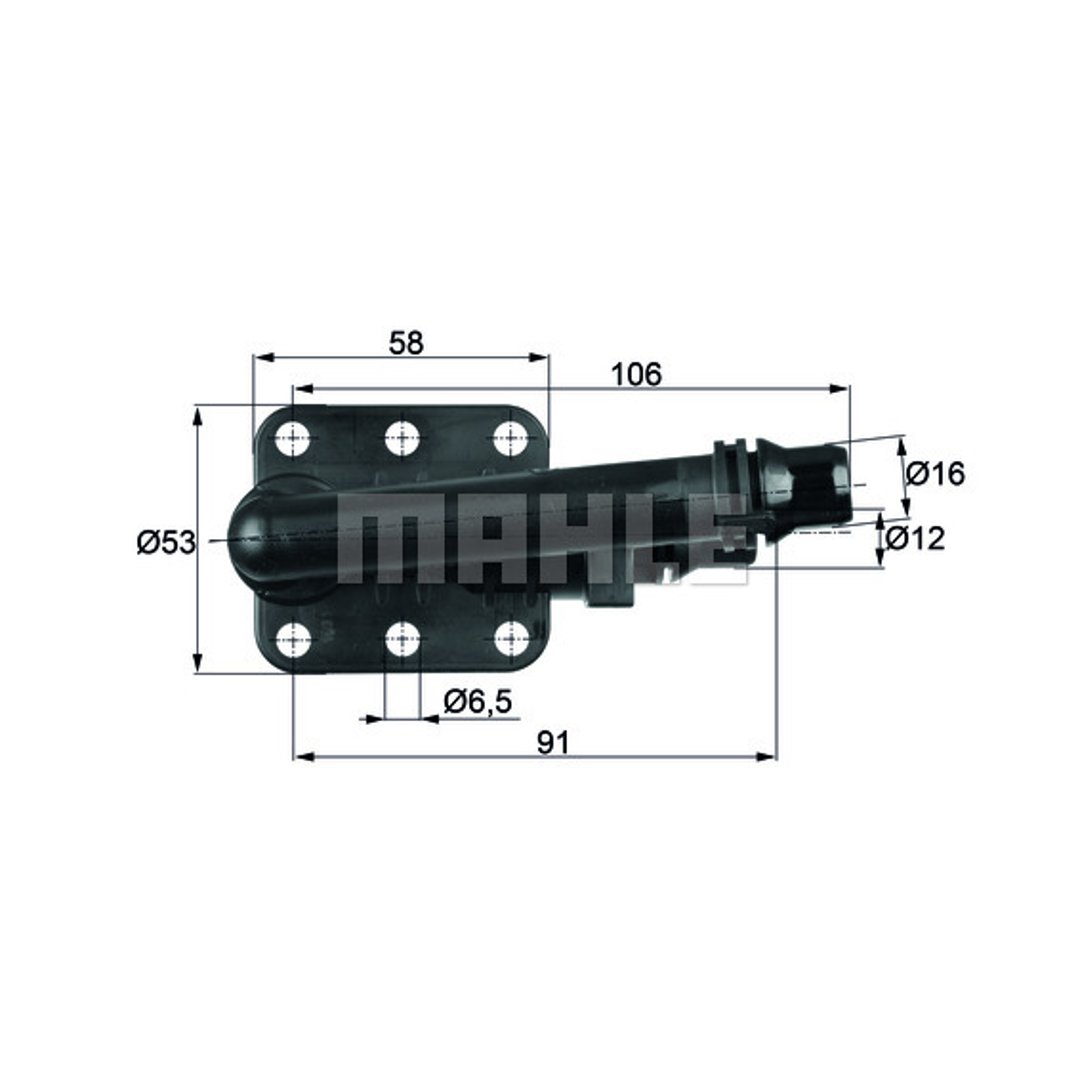 MAHLE Original MAHLE Original TO 5 82 Termostat, chłodzenie olejem TO582