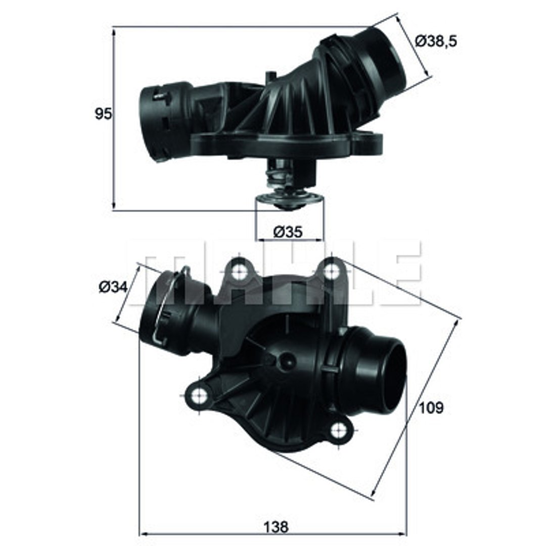 BEHR Thermot-Tronik TI 234 88 TI23488 termostat, płyn chłodzący TI 234 88