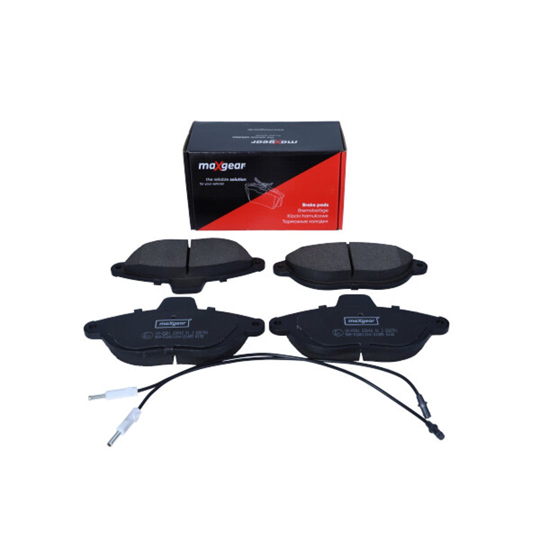 MaxGear Zestaw klocków hamulcowych, hamulce tarczowe 19-0591