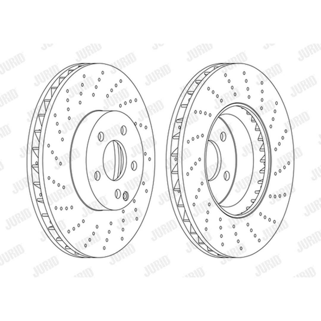 Tarcza hamulcowa JURID 562634JC-1