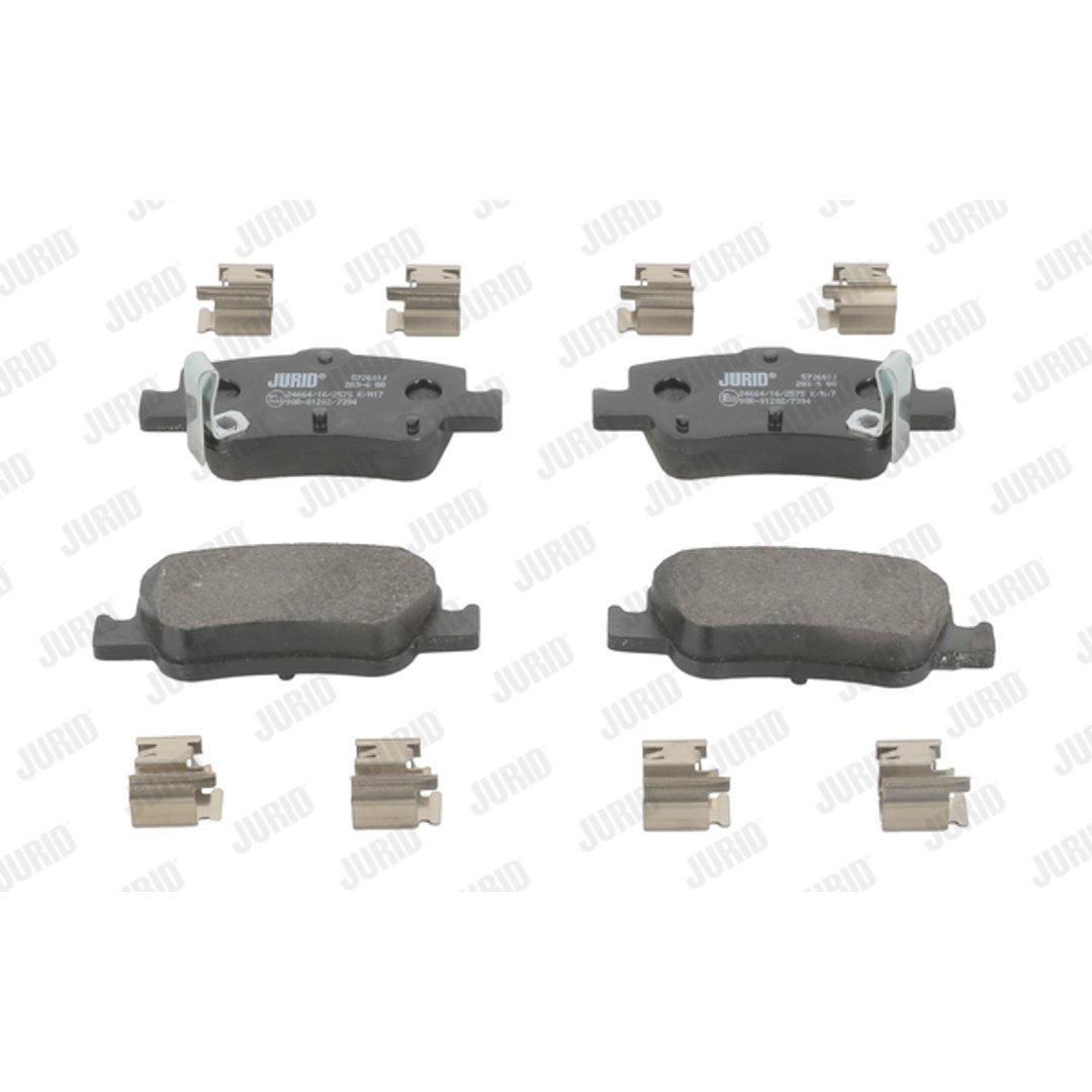 Klocki hamulcowe - komplet JURID 572601J