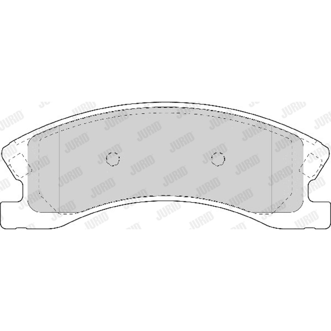 Klocki hamulcowe - komplet JURID 573636J