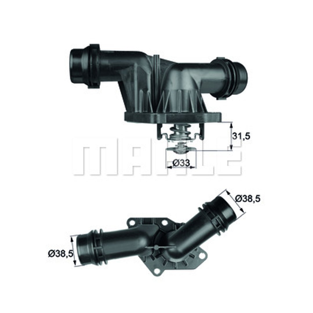 Termostat, płyn chłodzący Mahle TI 25 85