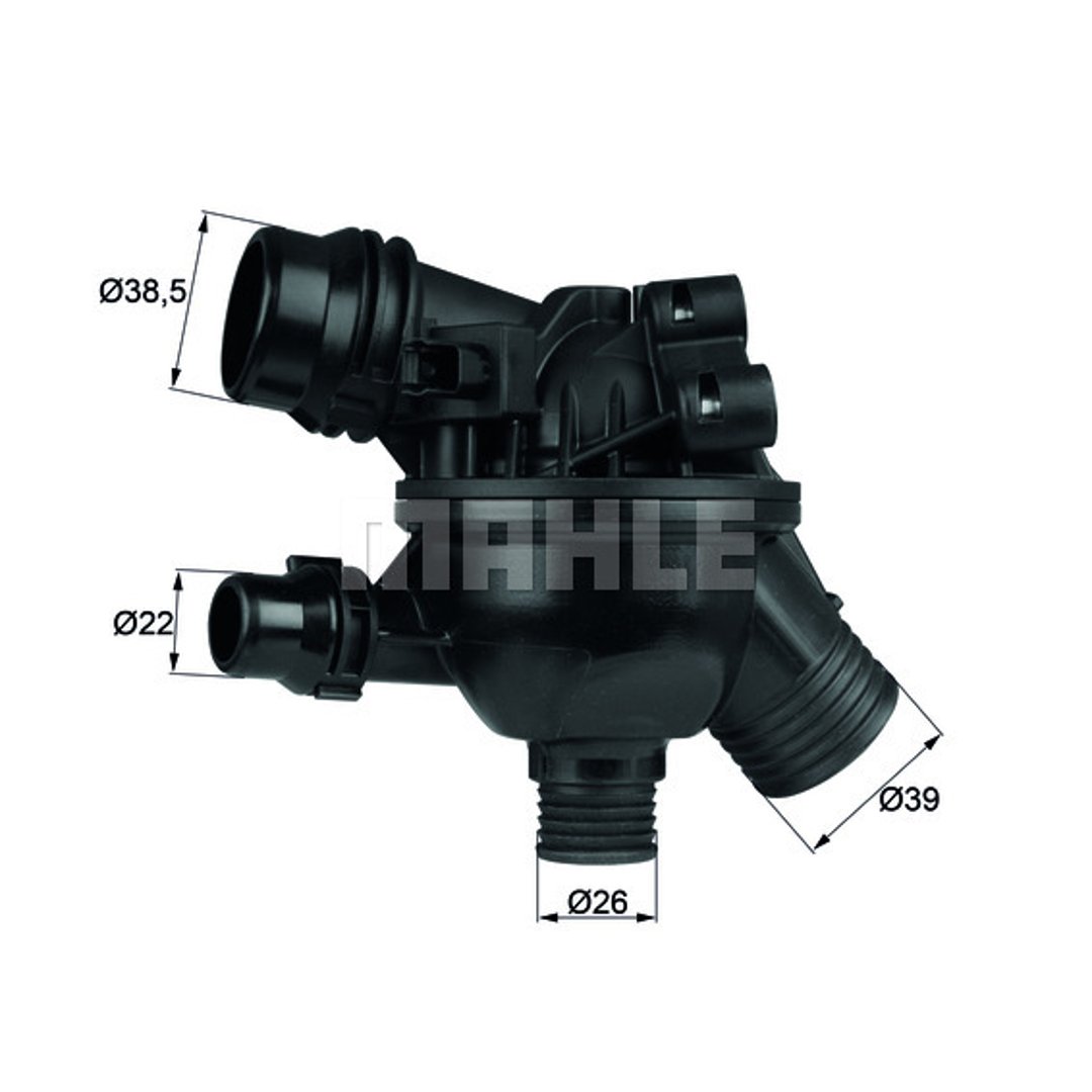 MAHLE Original MAHLE ORIGINAL TM 19 102 termostat, płyn chłodzący, 0 TM 19 102