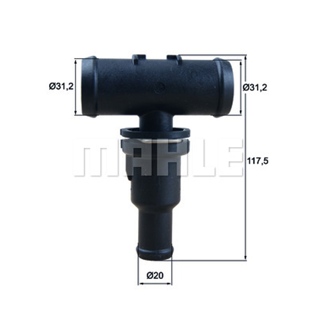 Termostat, płyn chłodzący Mahle TH 53 75