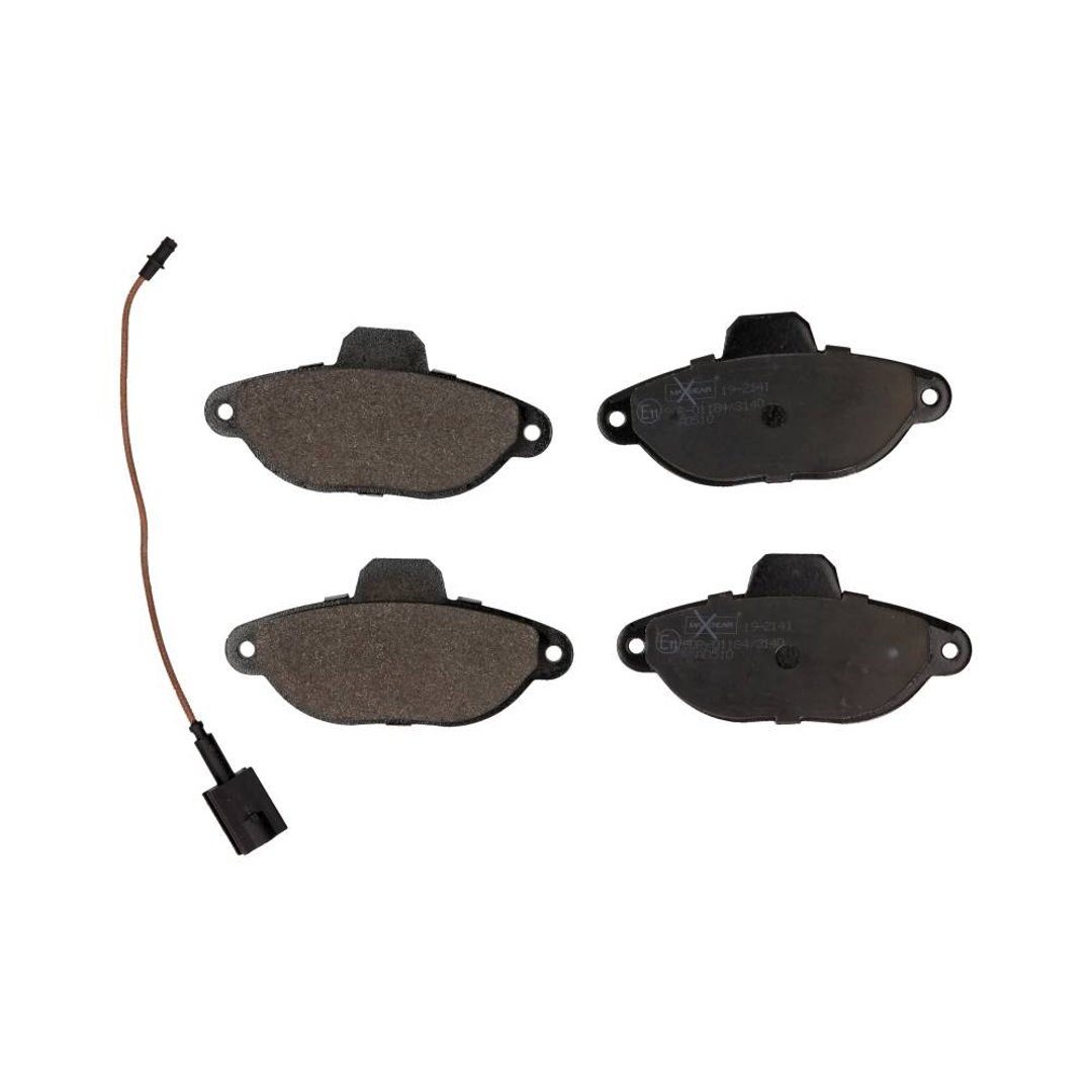 MaxGear Zestaw klocków hamulcowych, hamulce tarczowe 19-2141