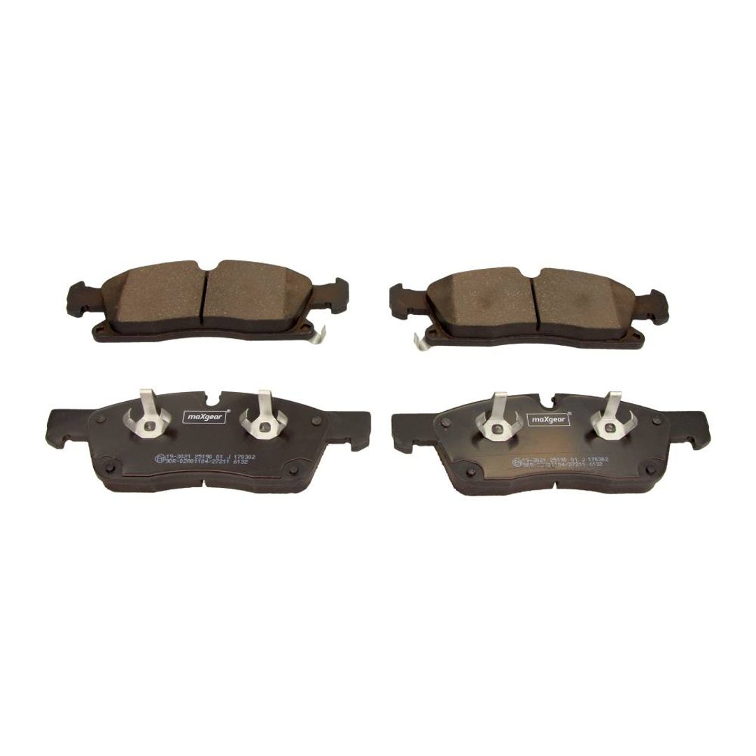 MaxGear Zestaw klocków hamulcowych, hamulce tarczowe 19-3021