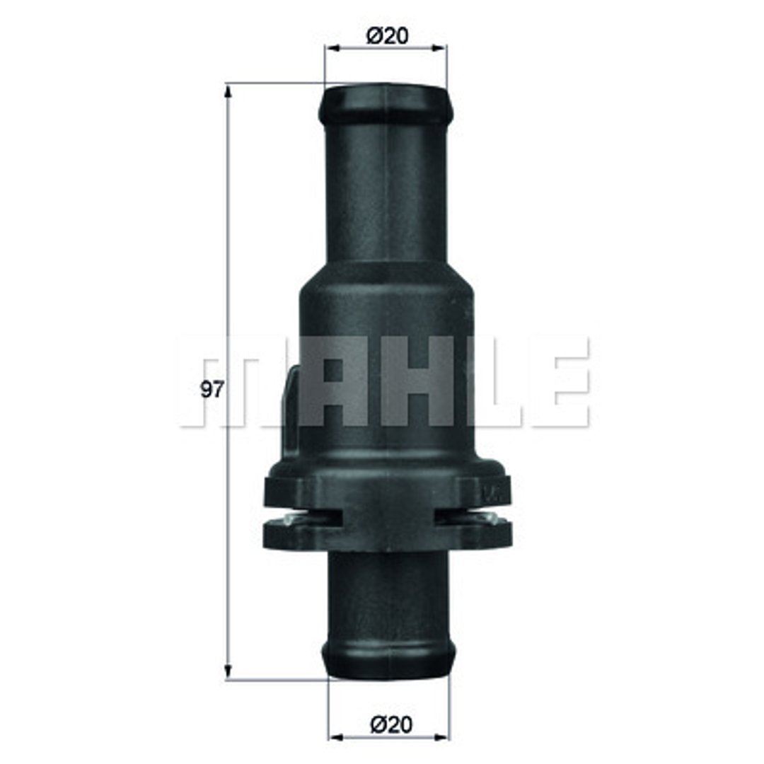 MAHLE Original Behr-Tronik TH575 TH 5 75 termostat, płyn chłodzący TH 5 75