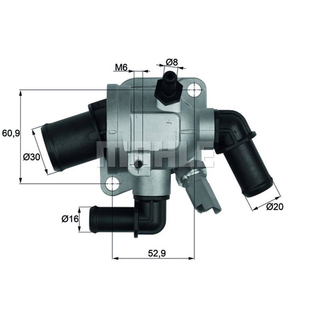 Termostat, płyn chłodzący Mahle TI 173 88