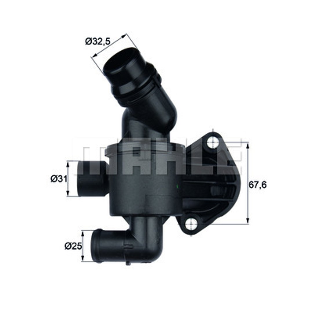 MAHLE TERMOSTAT MAHLE TI3487 AUDI A4 A5 A6 2,0TDI 04-/SEAT EXEO 08-/VW CRAFTER 11 MAHLE TI 34 87