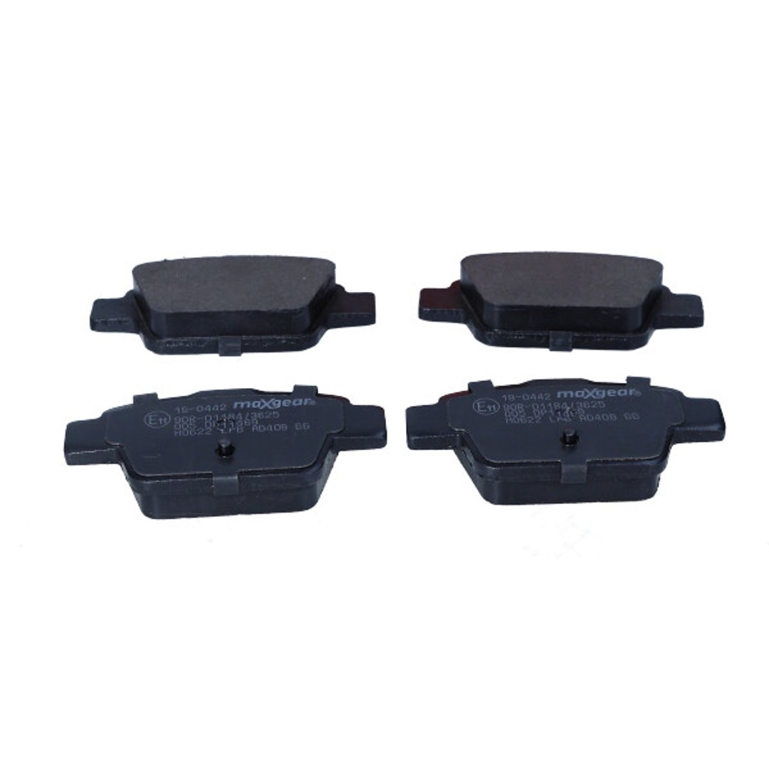 MaxGear Zestaw klocków hamulcowych, hamulce tarczowe 19-0442