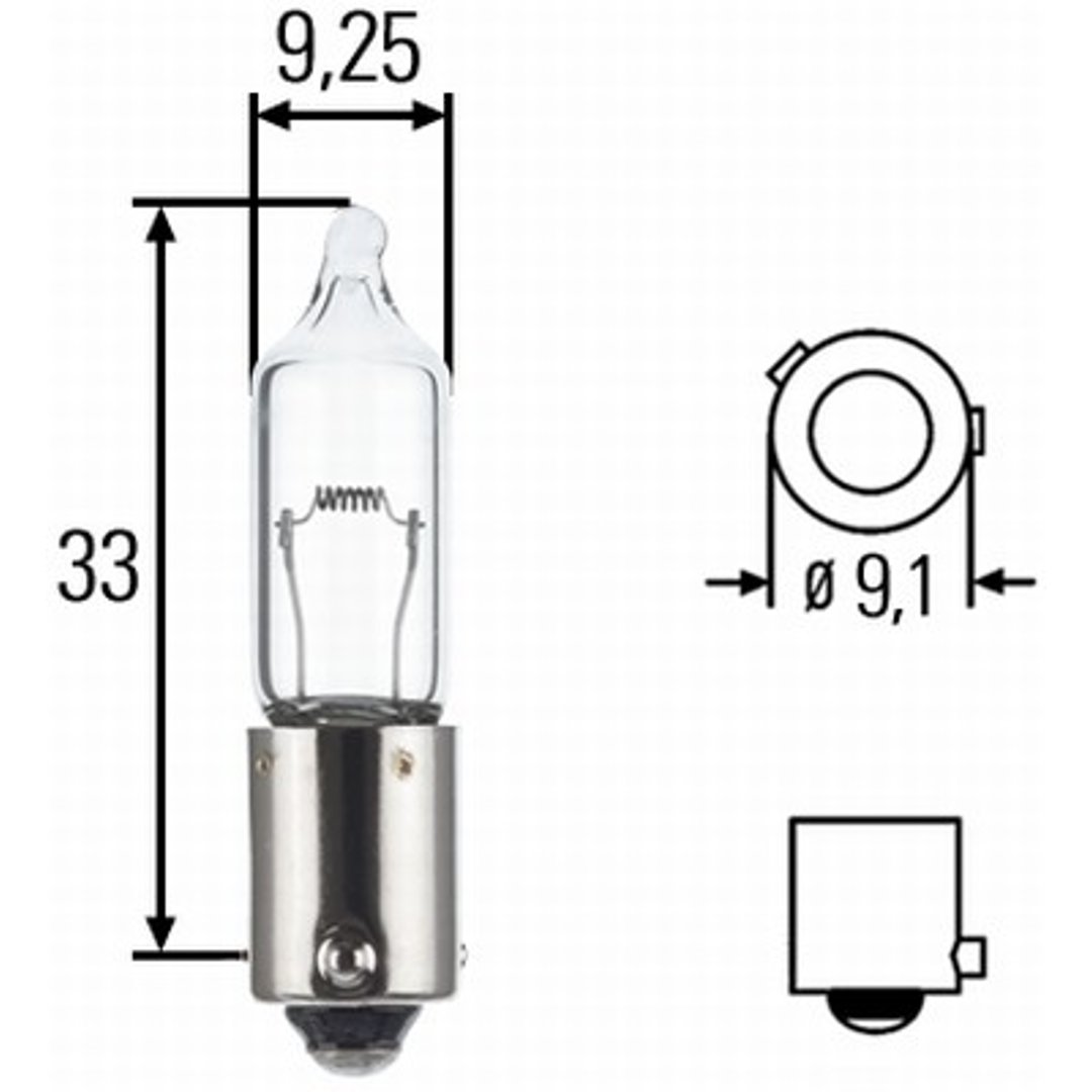 HELLA Lampa Reflektor halogenowy Standard h21 W, 24 V 21 W, 8 GH 008 417 012 008417012