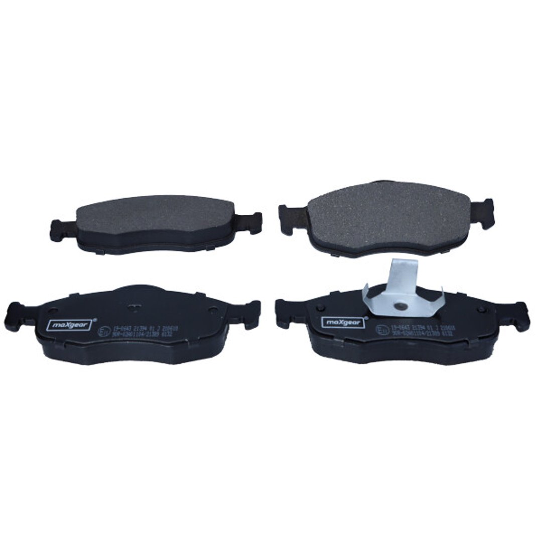 MaxGear Zestaw klocków hamulcowych, hamulce tarczowe 19-0643