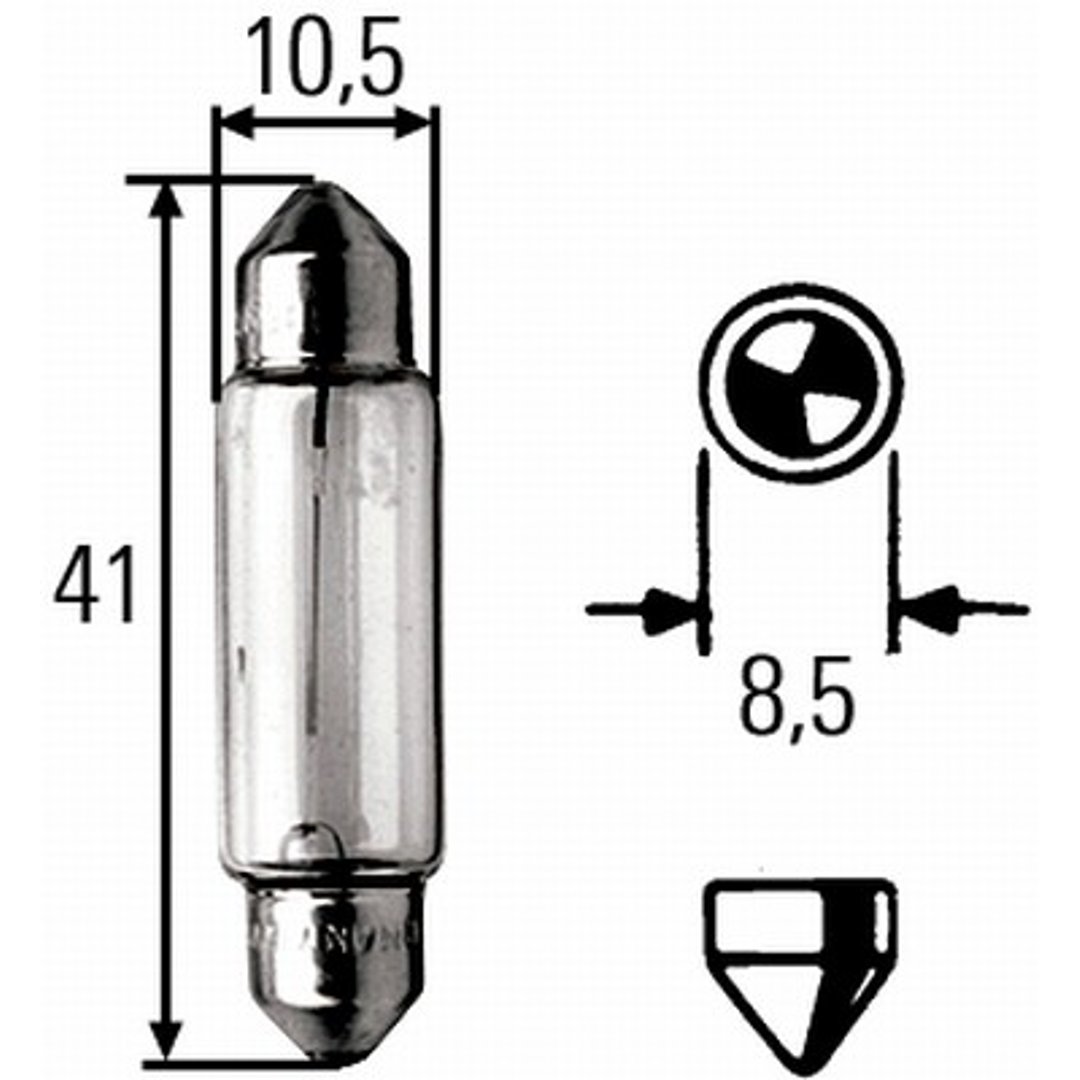 Hella Żarówka, lampa tylna 8GM 002 091-131