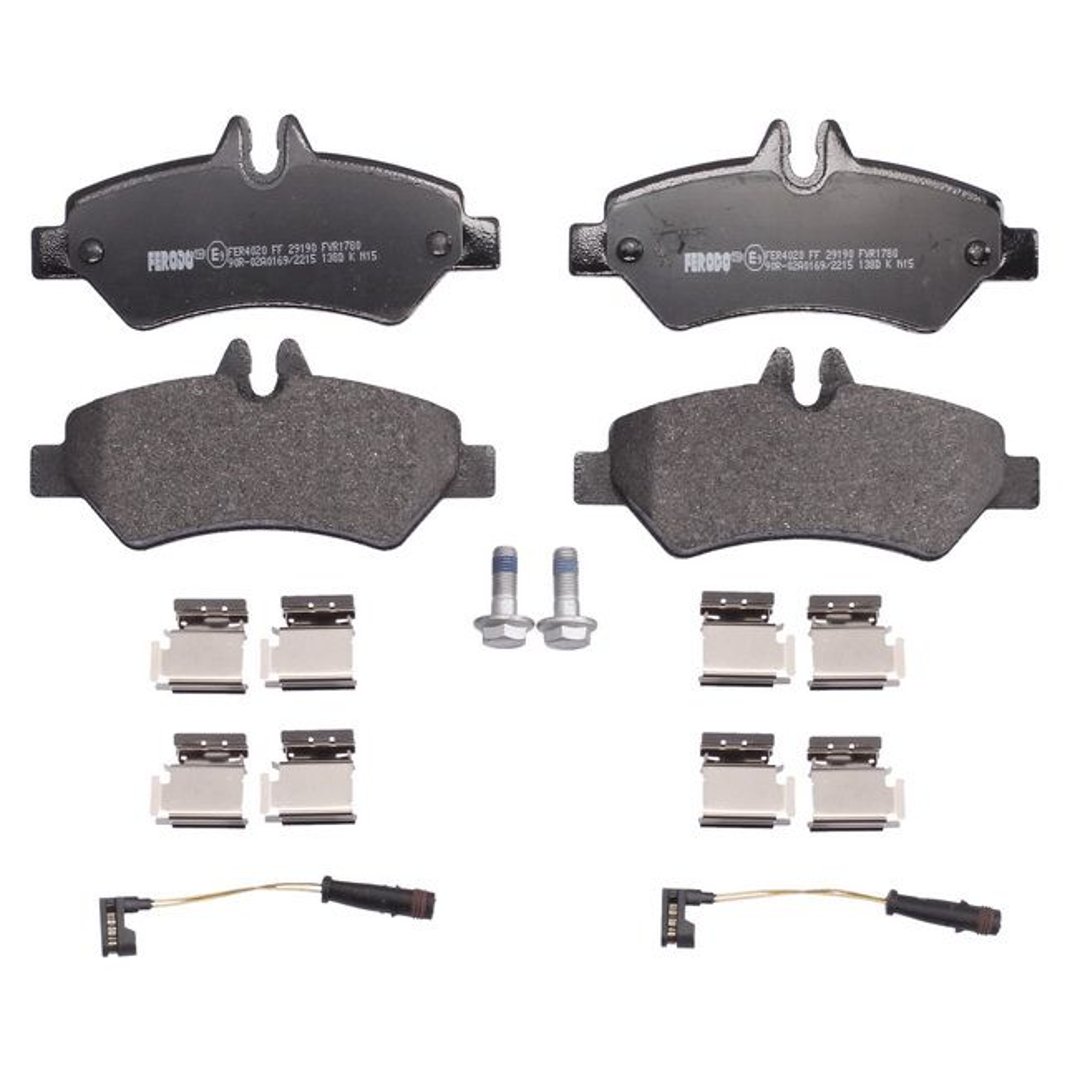 FERODO (FEDERAL-MOGUL) Zestaw klocków hamulcowych, hamulce tarczowe (FEDERAL-MOGUL) FVR1780