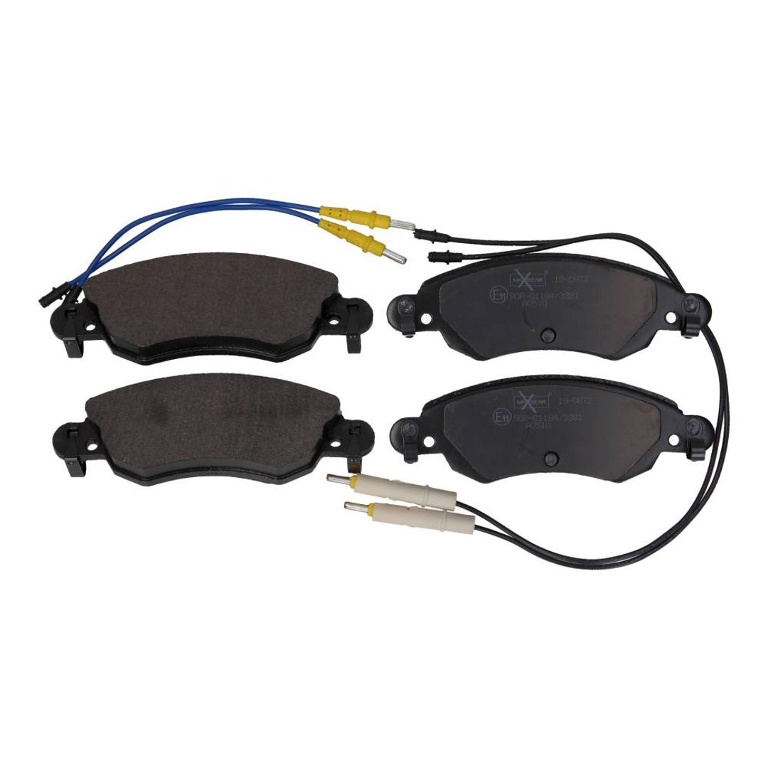 MaxGear Zestaw klocków hamulcowych, hamulce tarczowe 19-0872