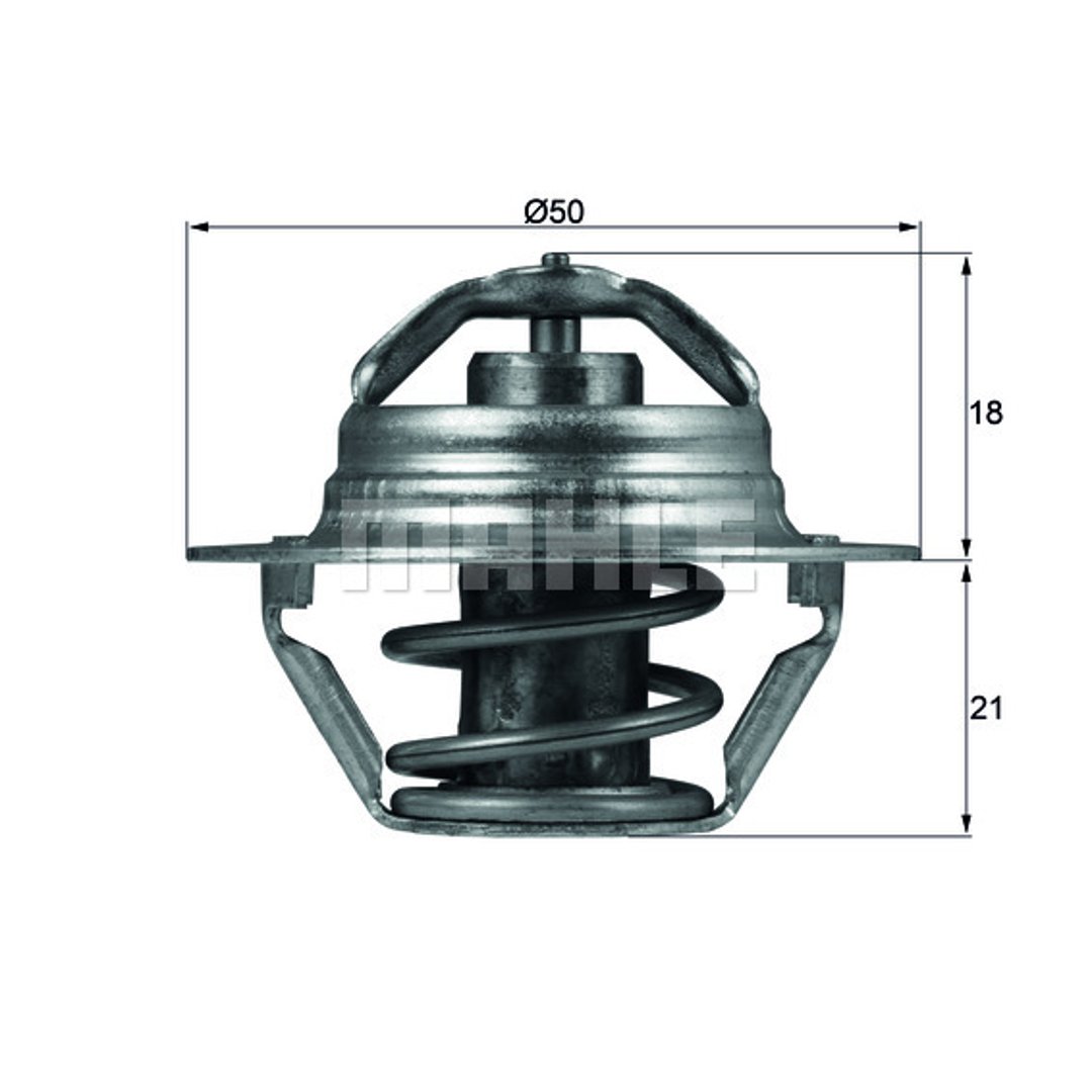 Termostat, płyn chłodzący Mahle TX 100 89D