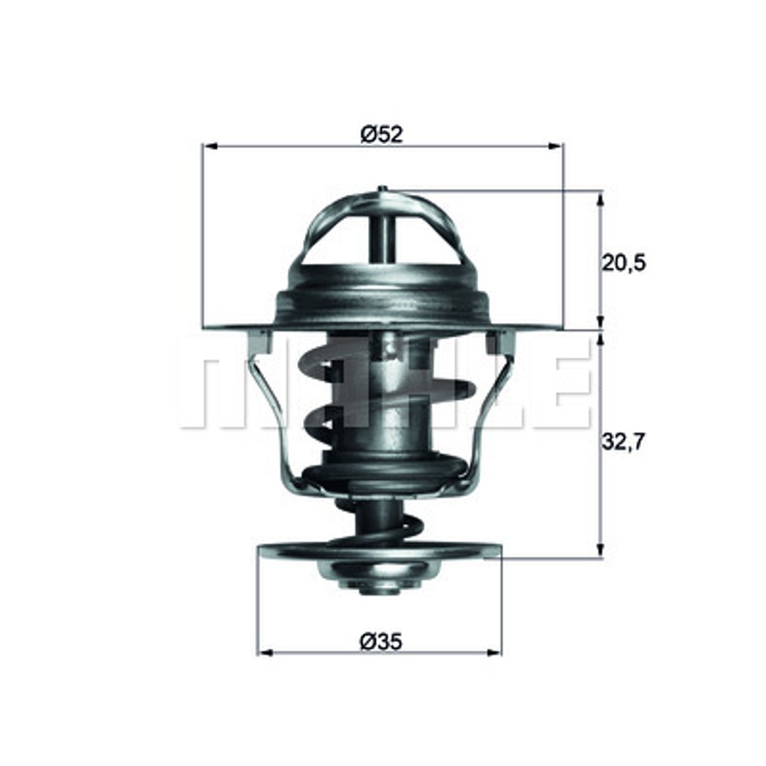 MAHLE Original MAHLE Original TX 12 88D termostat, płyn chłodzący, 0 TX 12 88D