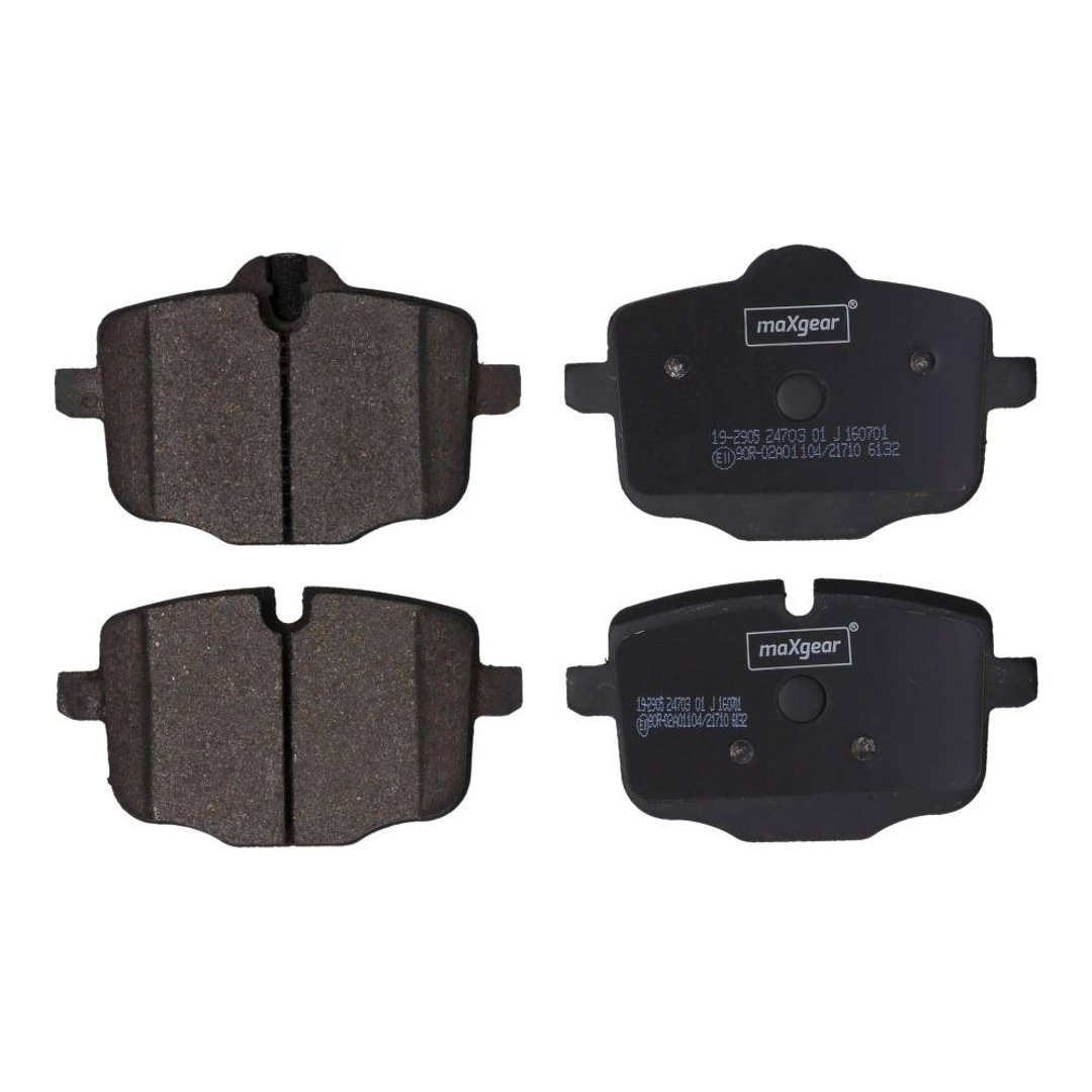 MaxGear Zestaw klocków hamulcowych, hamulce tarczowe 19-2905
