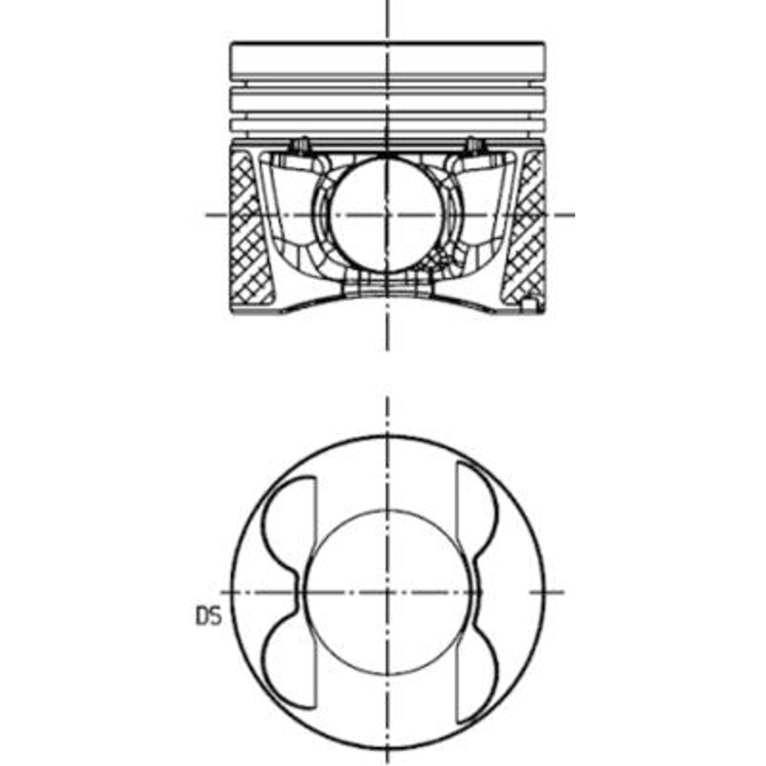KOLBENSCHMIDT Tłok KOLBENSCHMIDT 40095630