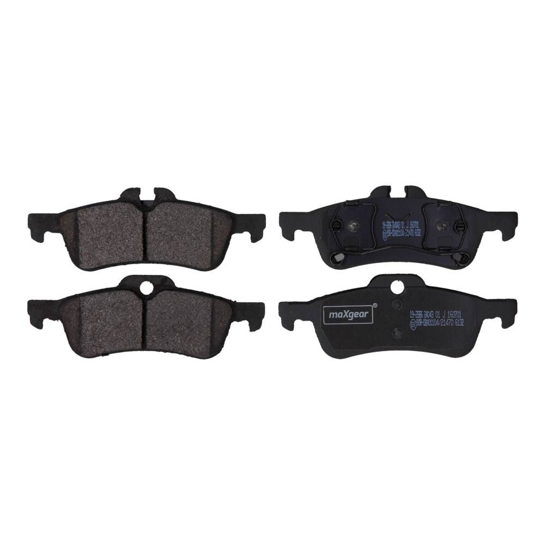 MaxGear Zestaw klocków hamulcowych, hamulce tarczowe 19-2886