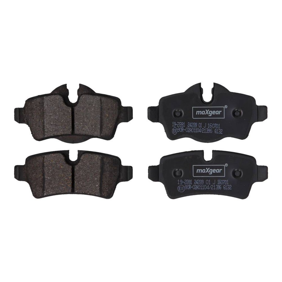 MaxGear Zestaw klocków hamulcowych, hamulce tarczowe 19-2891