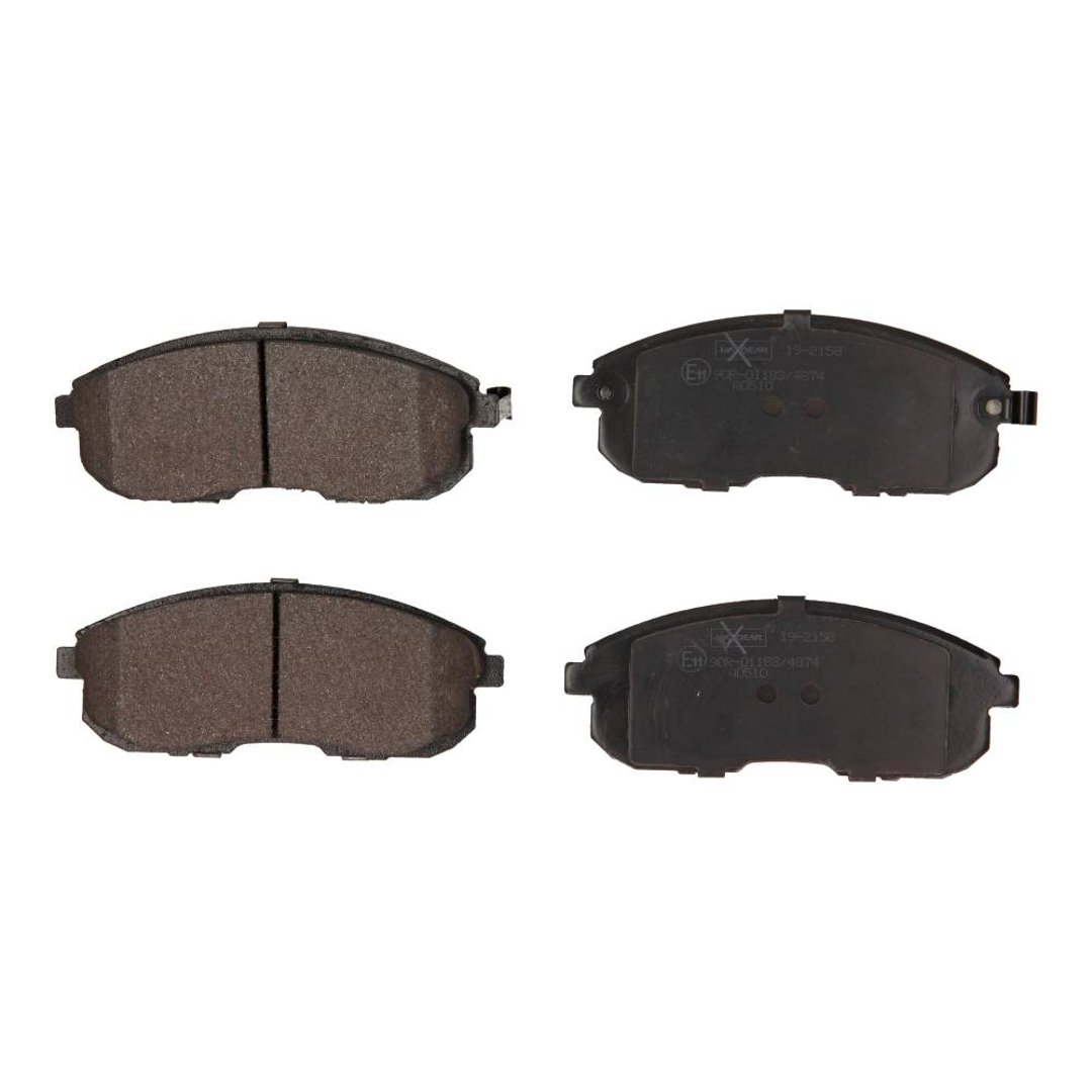 MaxGear Zestaw klocków hamulcowych, hamulce tarczowe 19-2158