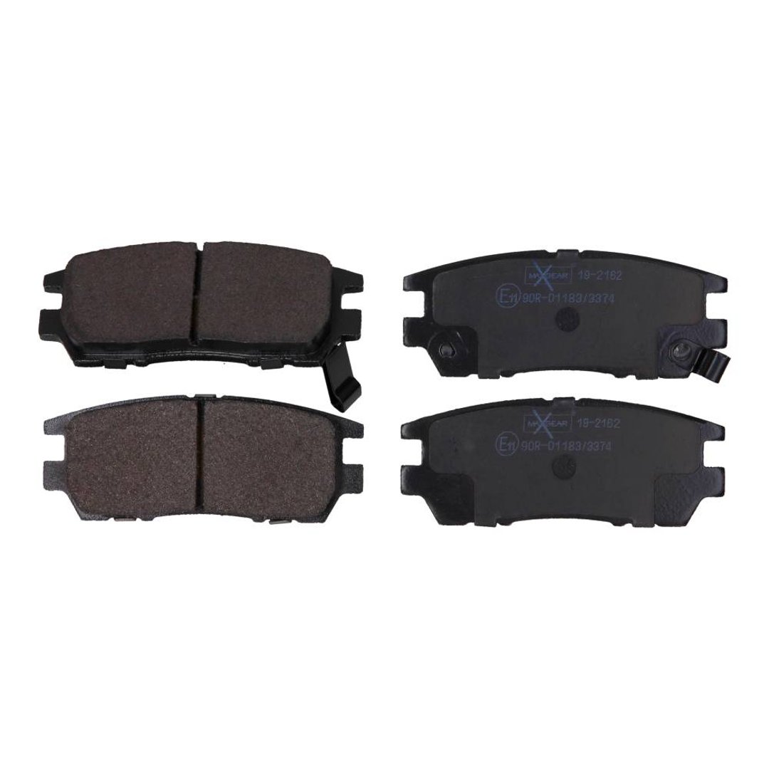 MaxGear Zestaw klocków hamulcowych, hamulce tarczowe 19-2162