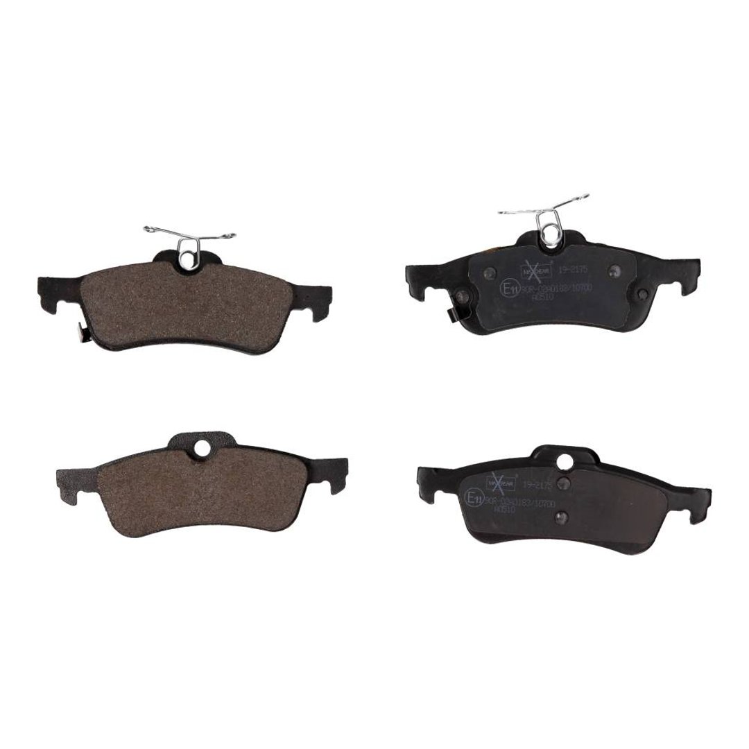 MaxGear Zestaw klocków hamulcowych, hamulce tarczowe 19-2175