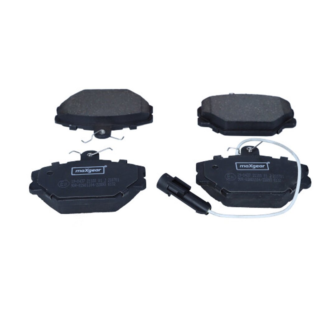 MaxGear Zestaw klocków hamulcowych, hamulce tarczowe 19-0437