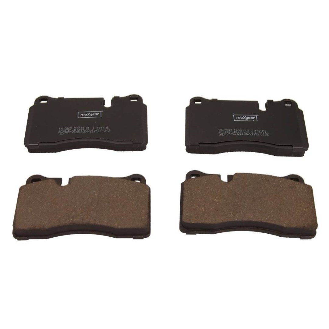 MaxGear Zestaw klocków hamulcowych, hamulce tarczowe 19-0567