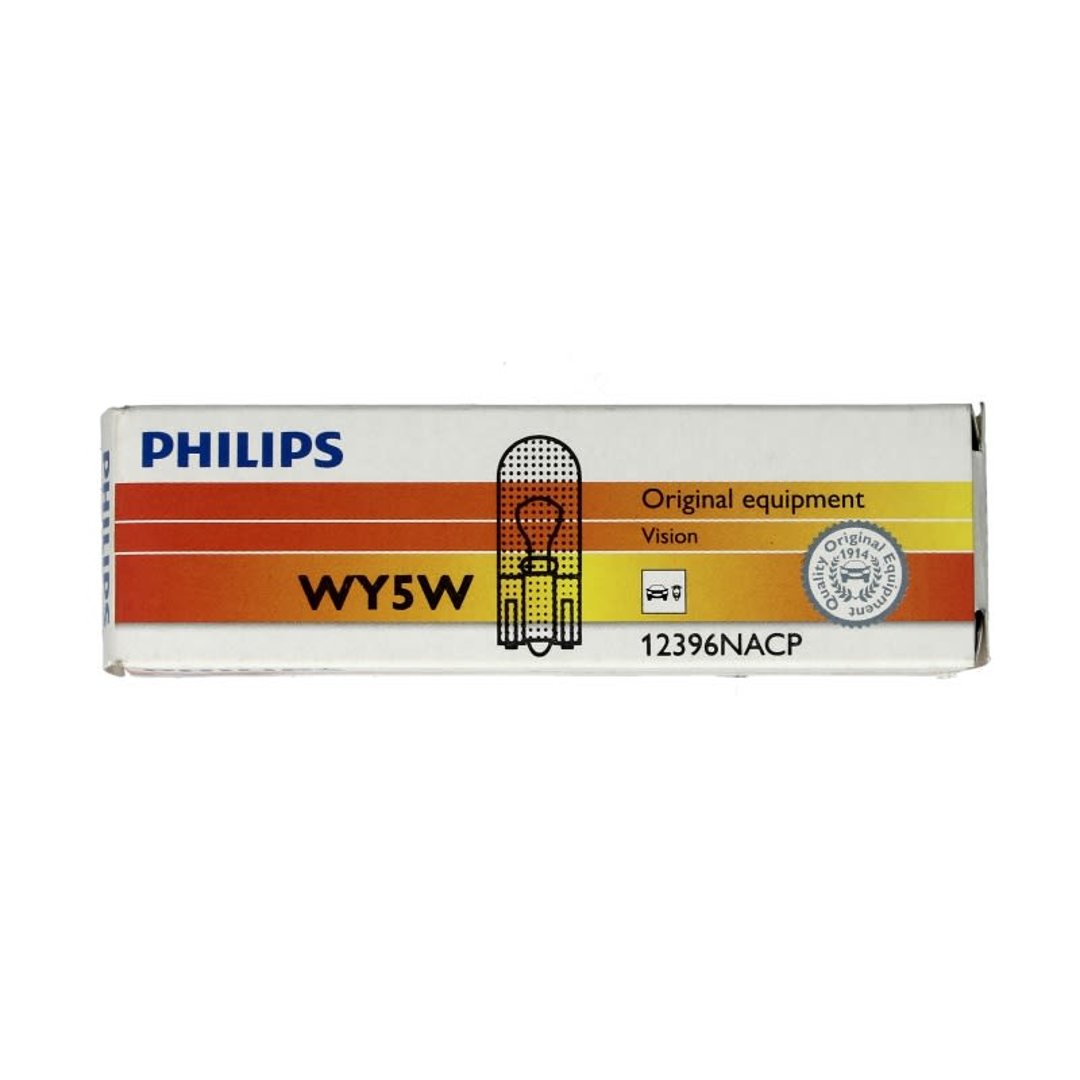 Philips 12V 5W WY5W T10 W2.1x9.5dpomarańczowa10 szt. 12396/NACP