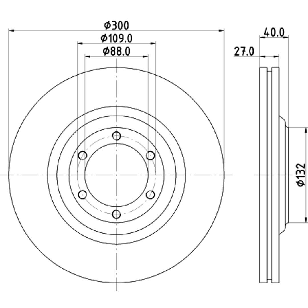 Tarcza hamulcowa HELLA PAGID 8DD 355 125-231