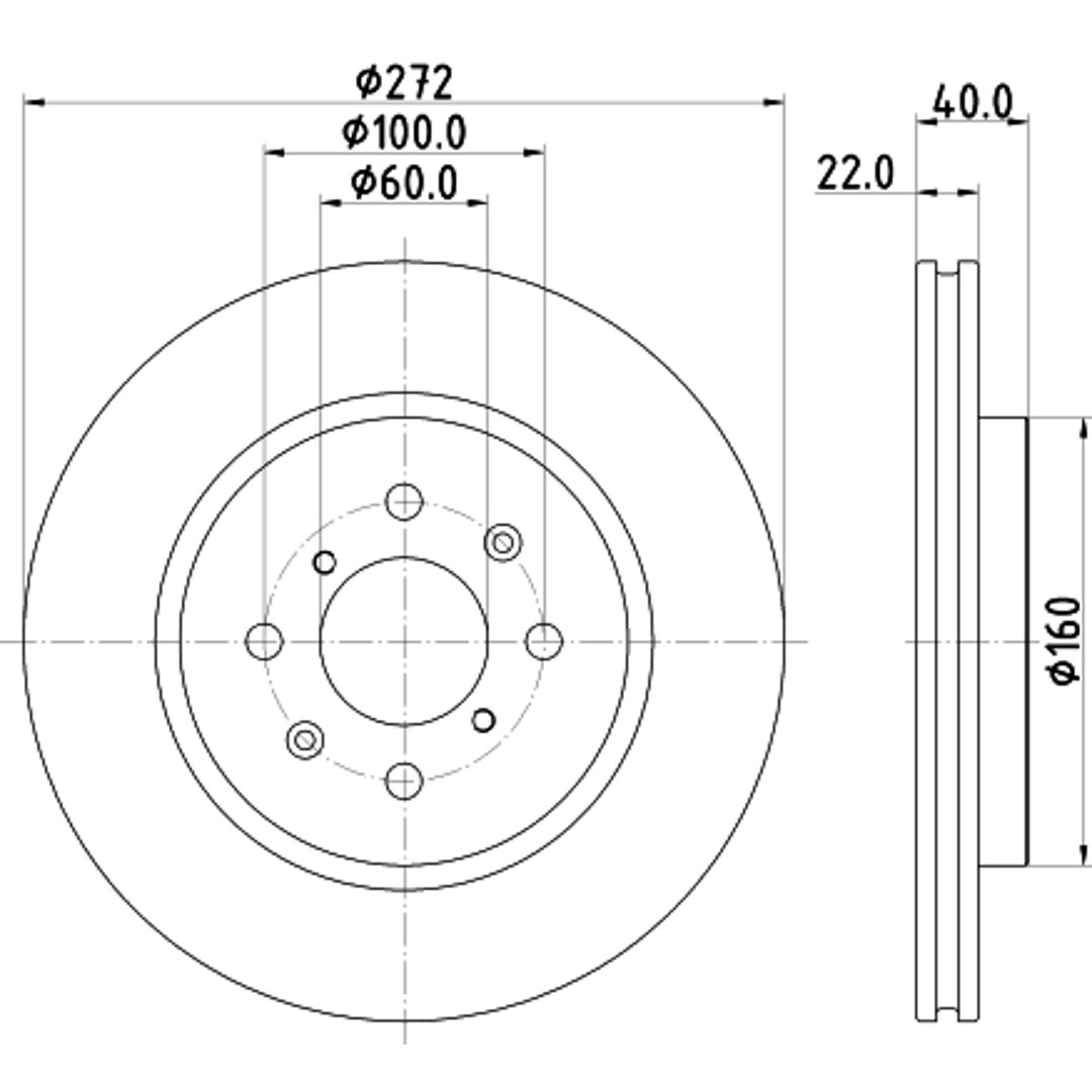 Tarcza hamulcowa HELLA 8DD 355 123-071
