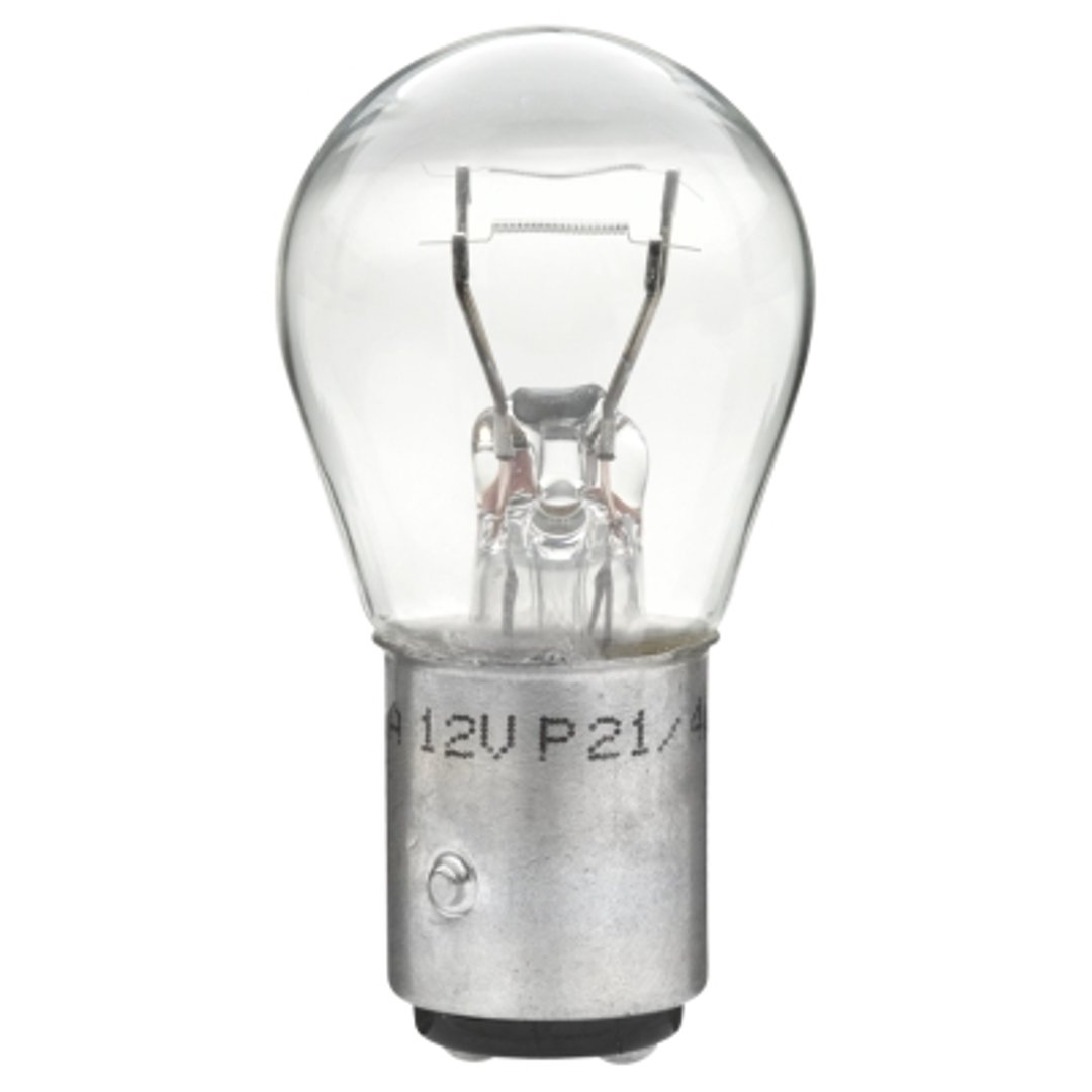 Hella Lampa halogenowa żarówka P21/4 W, tylne światła światło stopu | | tylne światło przeciwmgielne, 12 V, do samochodów osobowych, podwójne Blister, 8 GD 004 772  123 8GD 004 772-123