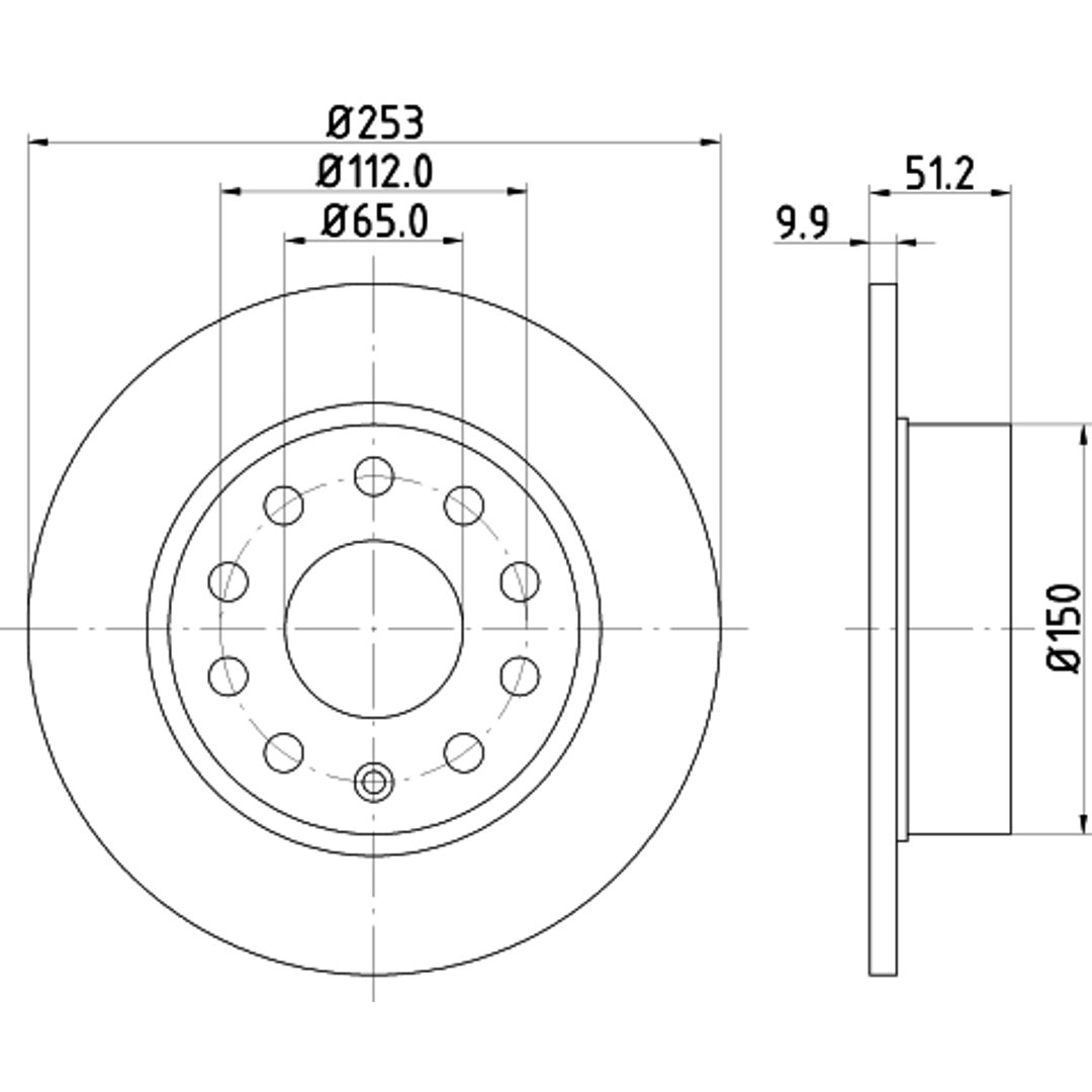HELLA PAGID Tarcza hamulcowa PAGID 8DD355109-601
