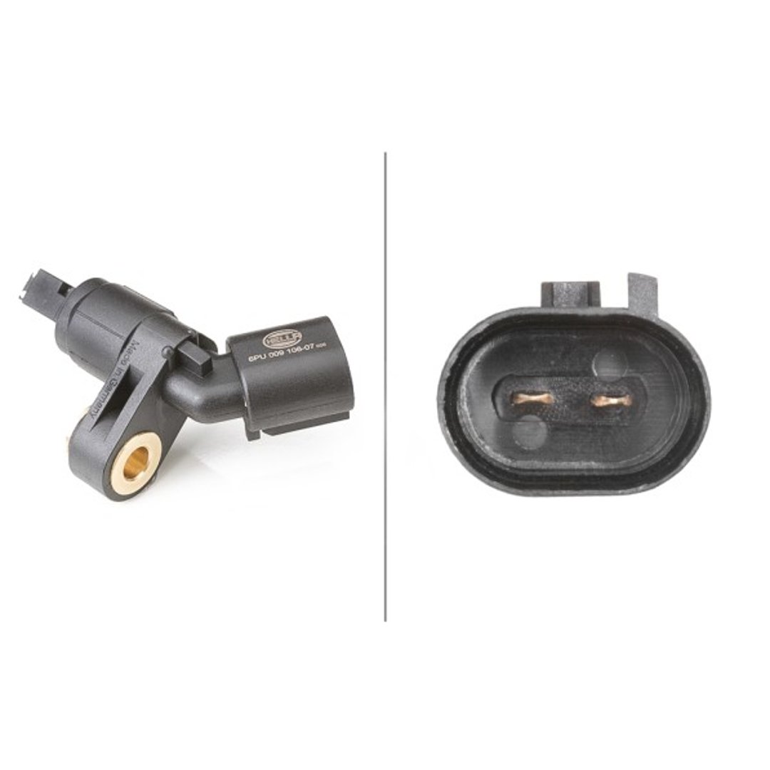 HELLA Czujnik ABS prawy przedni 6PU 009 106-071