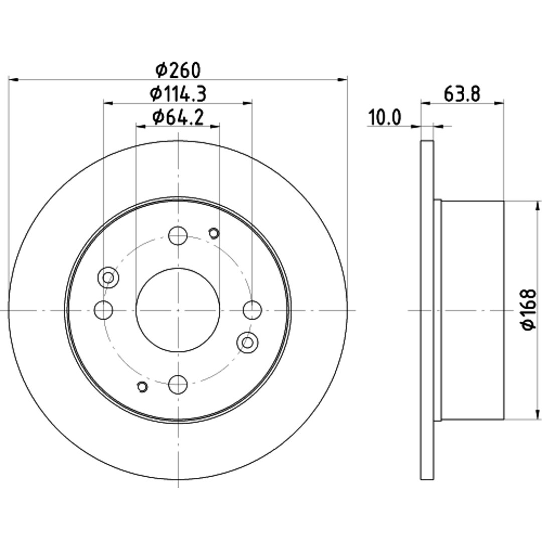 HELLA PAGID Tarcza hamulcowa PAGID 8DD355112-011