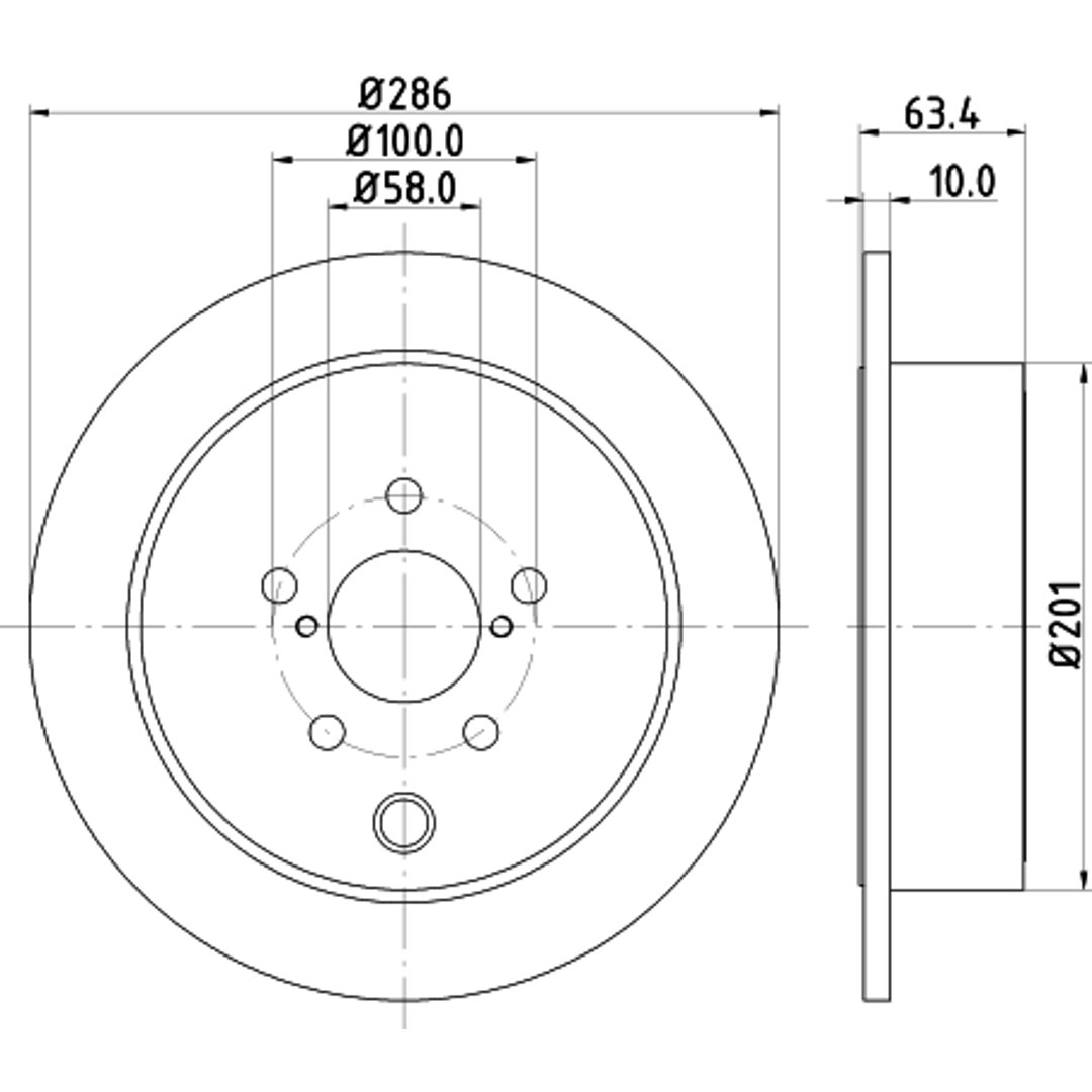HELLA PAGID Tarcza hamulcowa PAGID 8DD355116-421