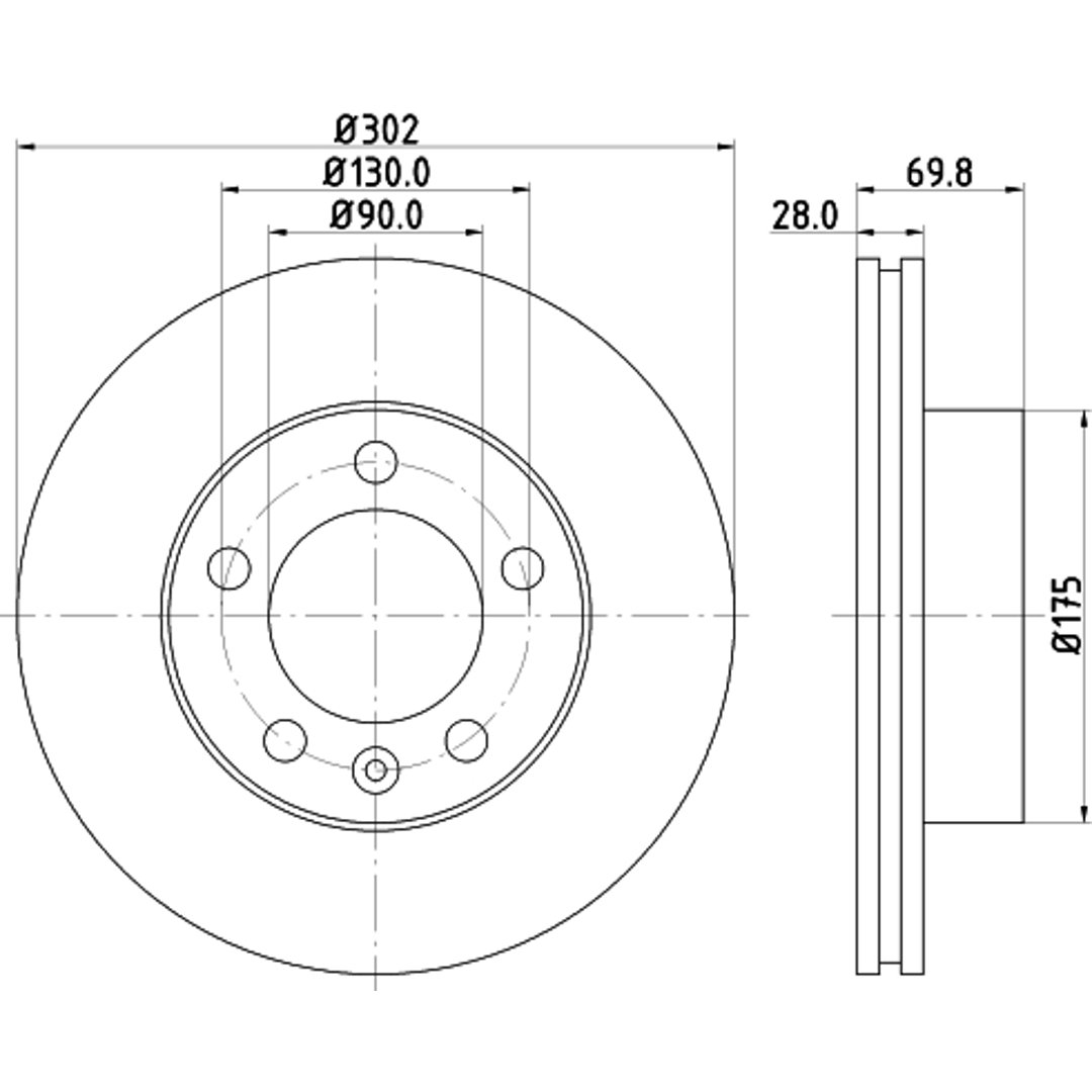 HELLA PAGID Tarcza hamulcowa PAGID 8DD355117-121