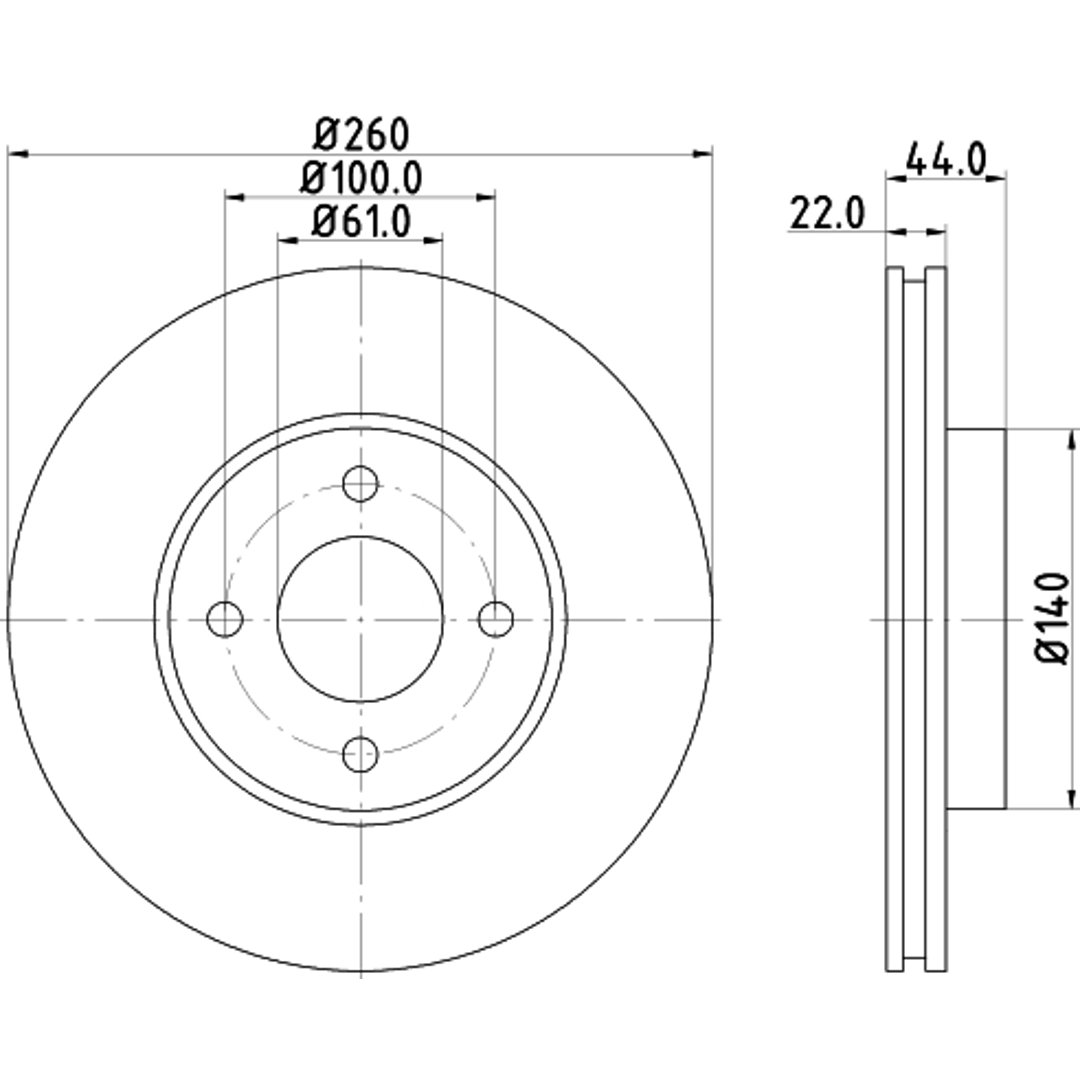 HELLA PAGID Tarcza hamulcowa PAGID 8DD355118-291