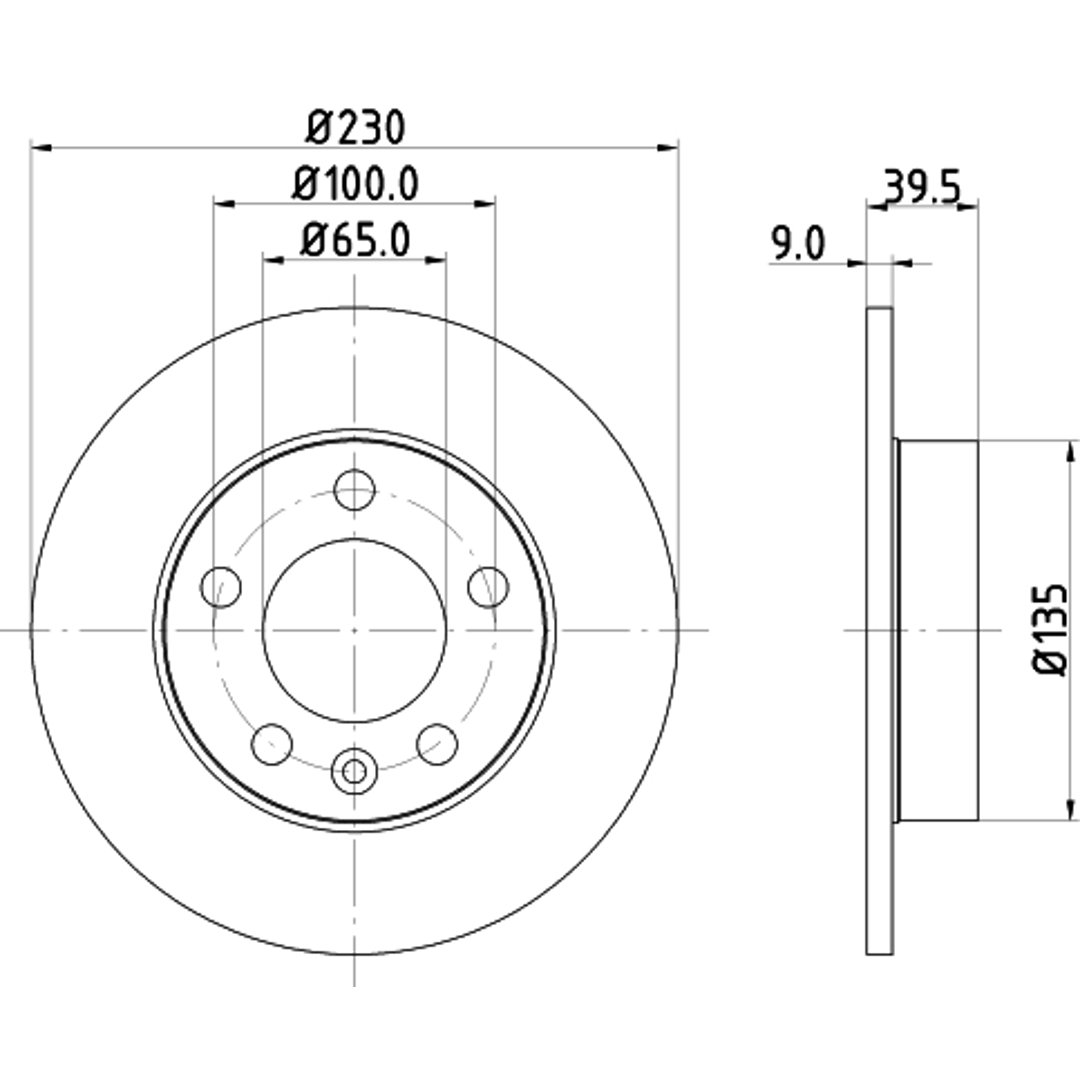 HELLA PAGID Tarcza hamulcowa PAGID 8DD355105-411